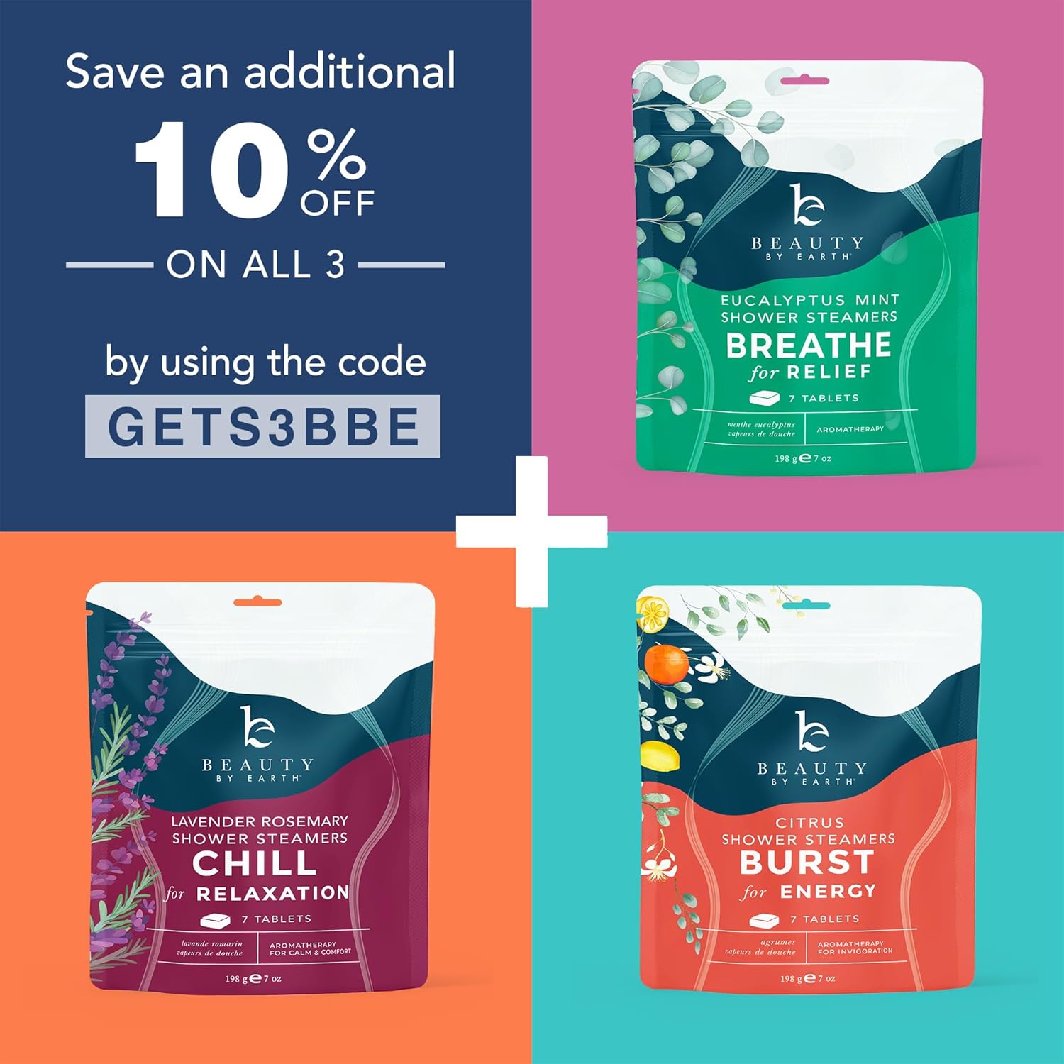 Shower Steamers Aromatherapy - USA Made with Natural Ingredients & Lavender Oil, Large Shower Bombs for Stress Relief, Relaxing Spa Gifts for Women & Men, Luxury New Mom & Nurse Gifts - Image 5