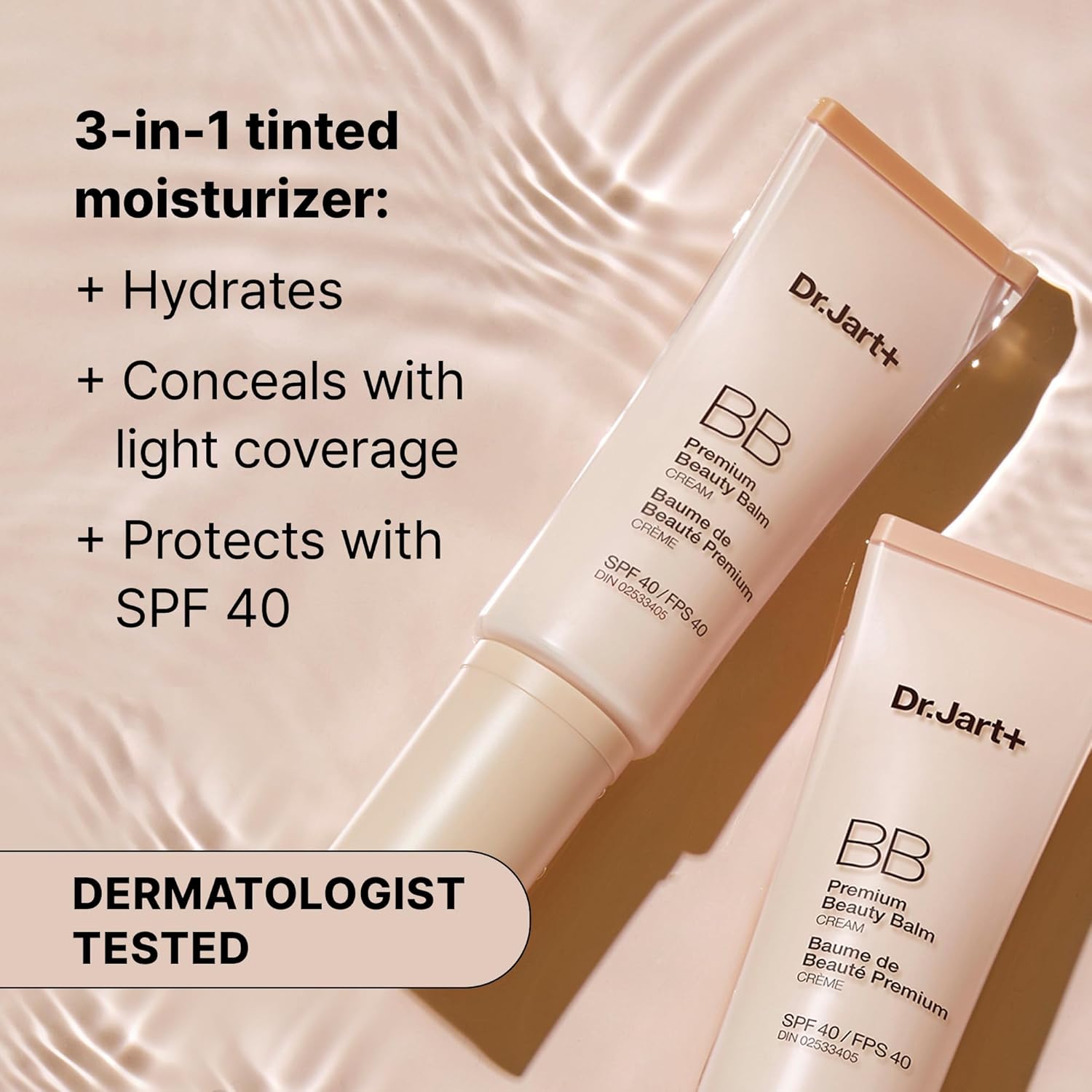 Dr.Jart+ Premium BB Tinted Moisturizer with SPF 40 and Niacinamide | bb cream | Korean Skin Care - Image 6