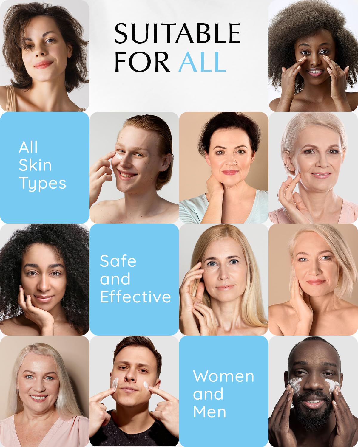 EnaSkin Anti Aging Face Cream: Retinol Collagen Wrinkle Moisturizer for Women - 7% Hyaluronic Acid - Day/Night Facial Sagging Skin Care & Firming Neck, 1.7 fl oz - Image 5