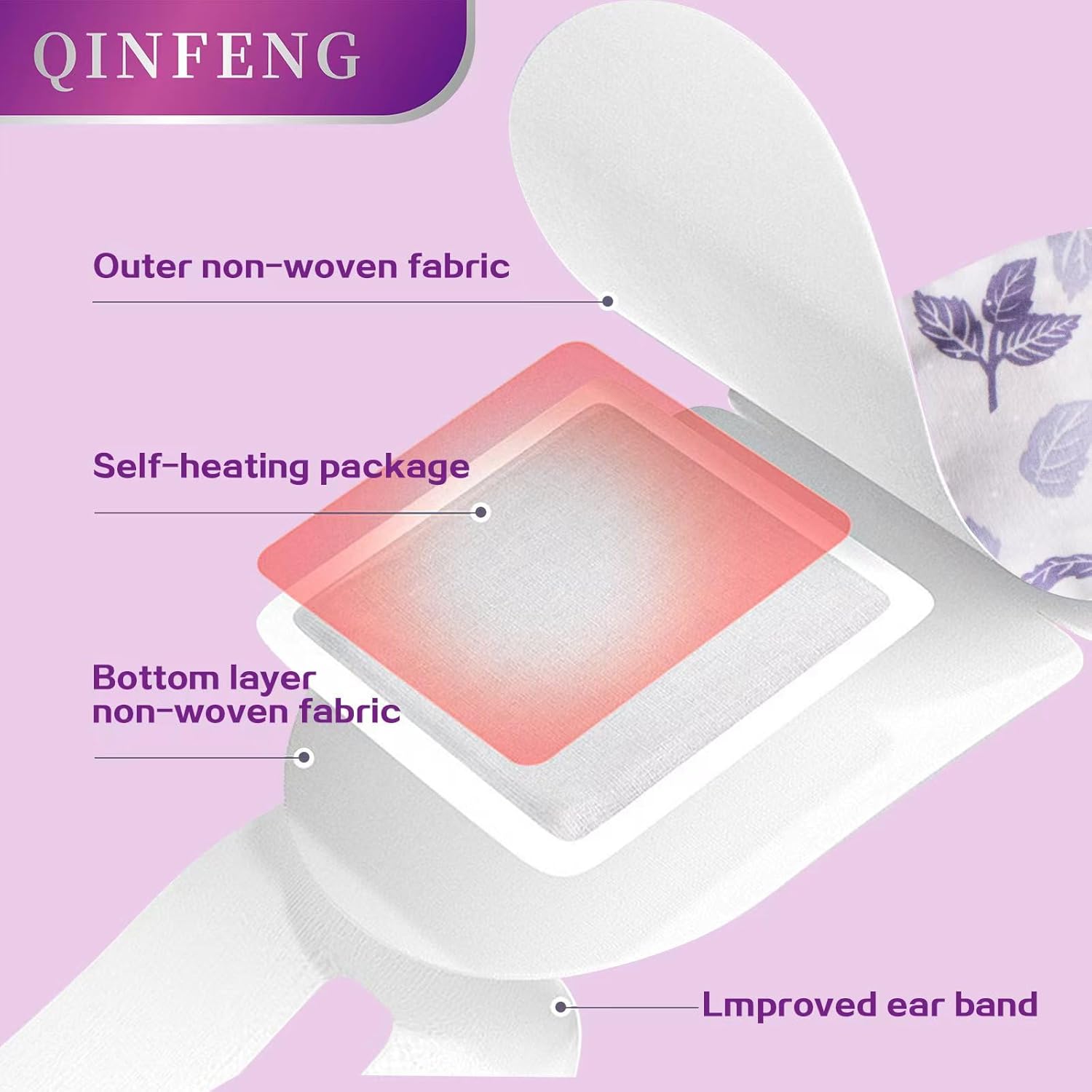 18 Packs Steam Eye Mask for Dry Eyes Self Heating Masks Cornea Care Rest Disposable SPA Warm Eye Compress Sleep Mask 30+ Minutes of Warmth for Reduce Eye Fatigue Travel Essentials (Unscented) - Image 3