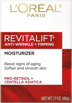 L’Oreal ParisRevitalift Face & Neck Anti-Wrinkle & Firming Moisturizer Day Cream 1.70 oz