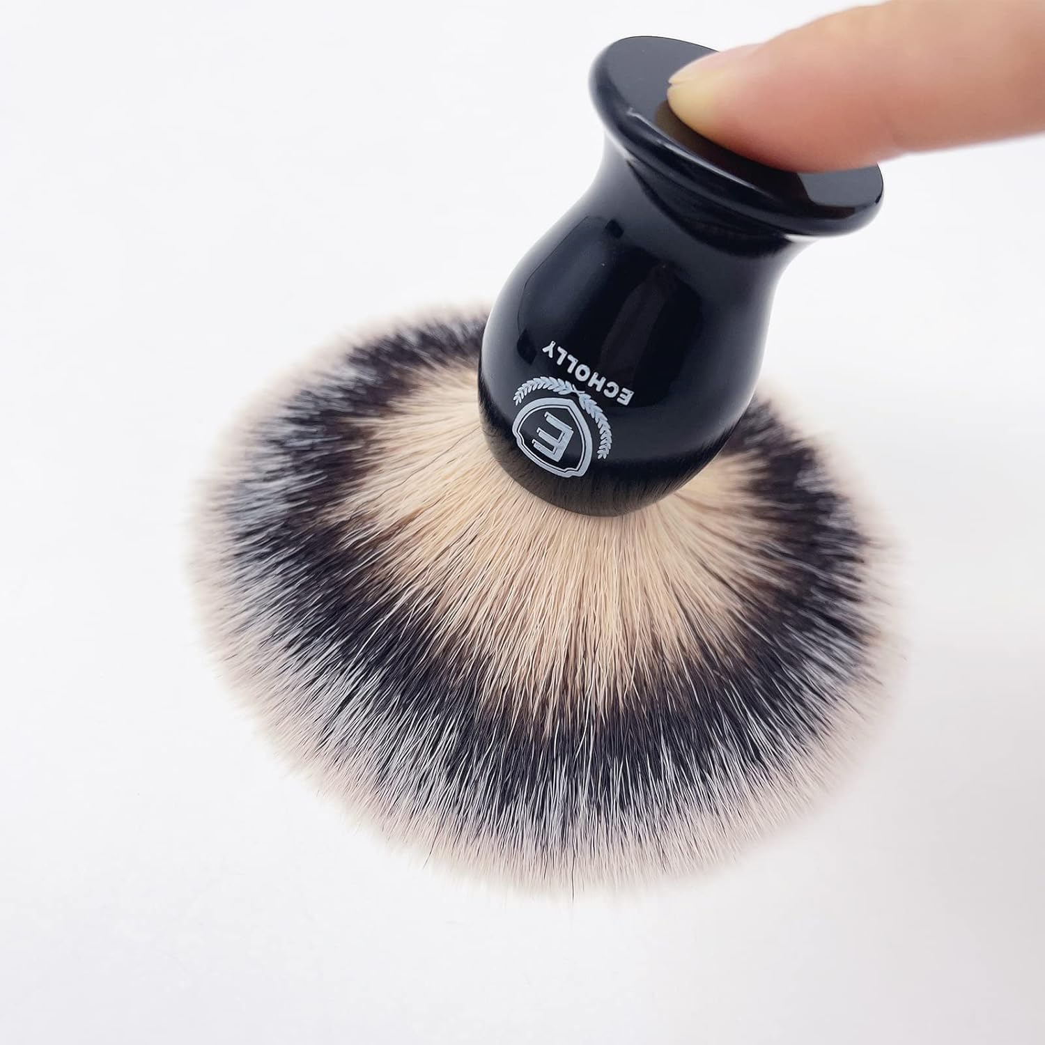 Luxury Shaving Brushes For Men by Echolly-Super Strong NO Shedding Bristle Shave Brushes for Men-Smooth Acrylic Handle Legacy Shave Brush-Rich and Fast Lather Shaving Cream Brush Gifts for Fathers Day - Image 9