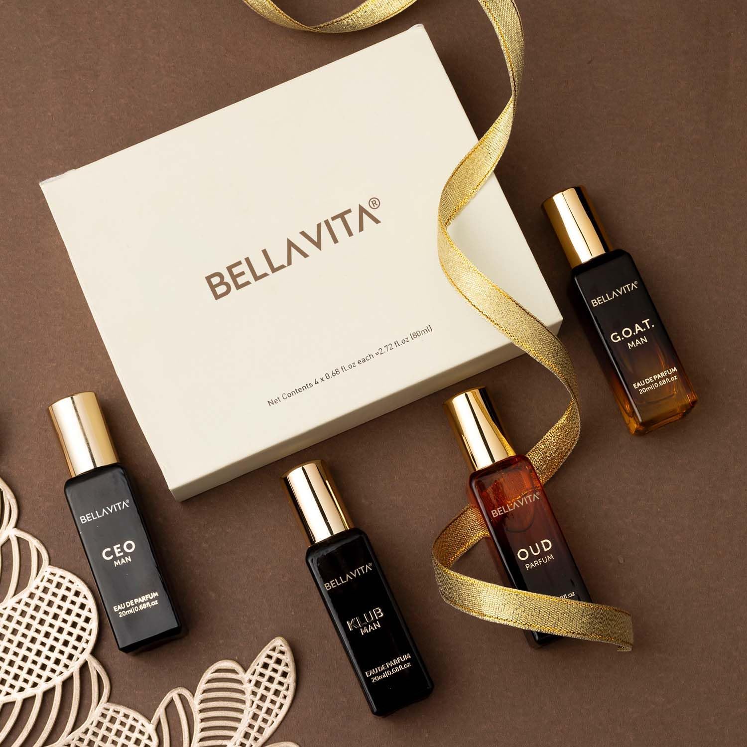BellaVita Luxury Perfume Gift Set for Men (4 x 20ml) – Perfect Father’s Day Gifts for Dad & Husband | Includes KLUB, OUD, CEO & GOAT | Premium Masculine Woody, Citrusy & Aromatic Fragrances - Image 7
