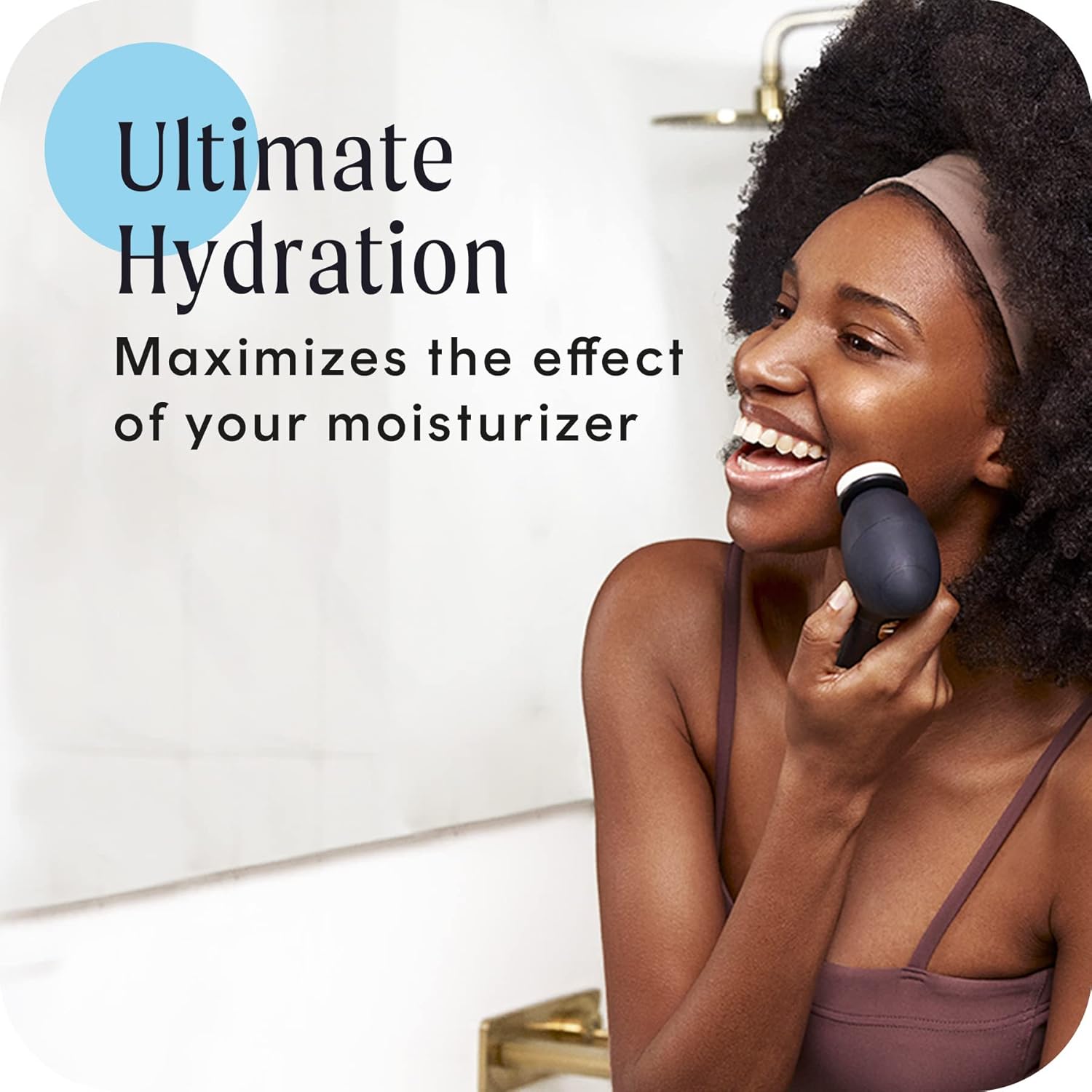 Cosmopolitan Electric Face Cleansing Brush, Spin Brush for Face, Facial Brush for Skin Cleansing and Exfoliating, Face Spin Brush for Acne, Cleaning Skin & Makeup Removal, Pore Cleaner, Black & Gold - Image 5