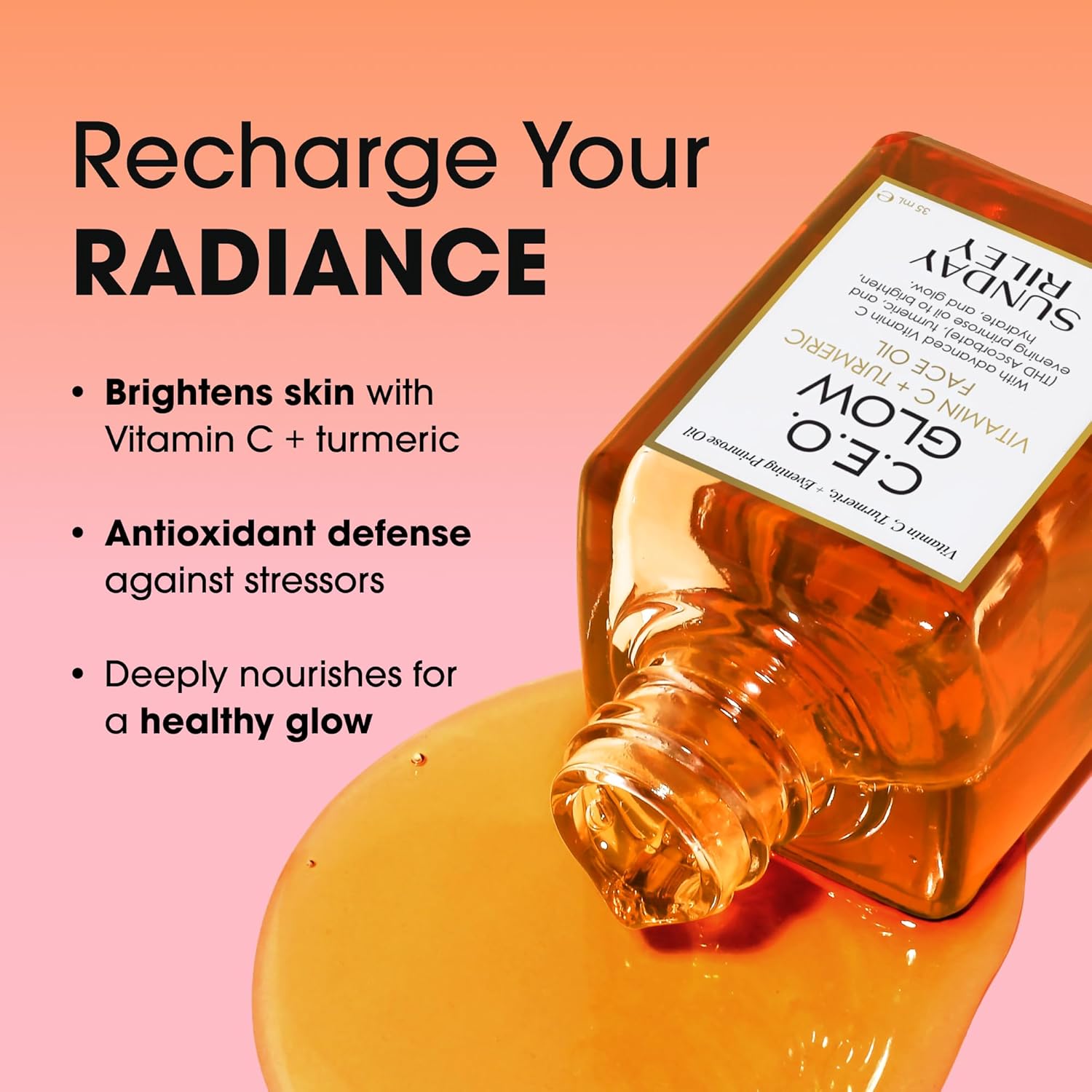 Sunday Riley C.E.O. Glow Vitamin C & Turmeric Face Oil - Image 2