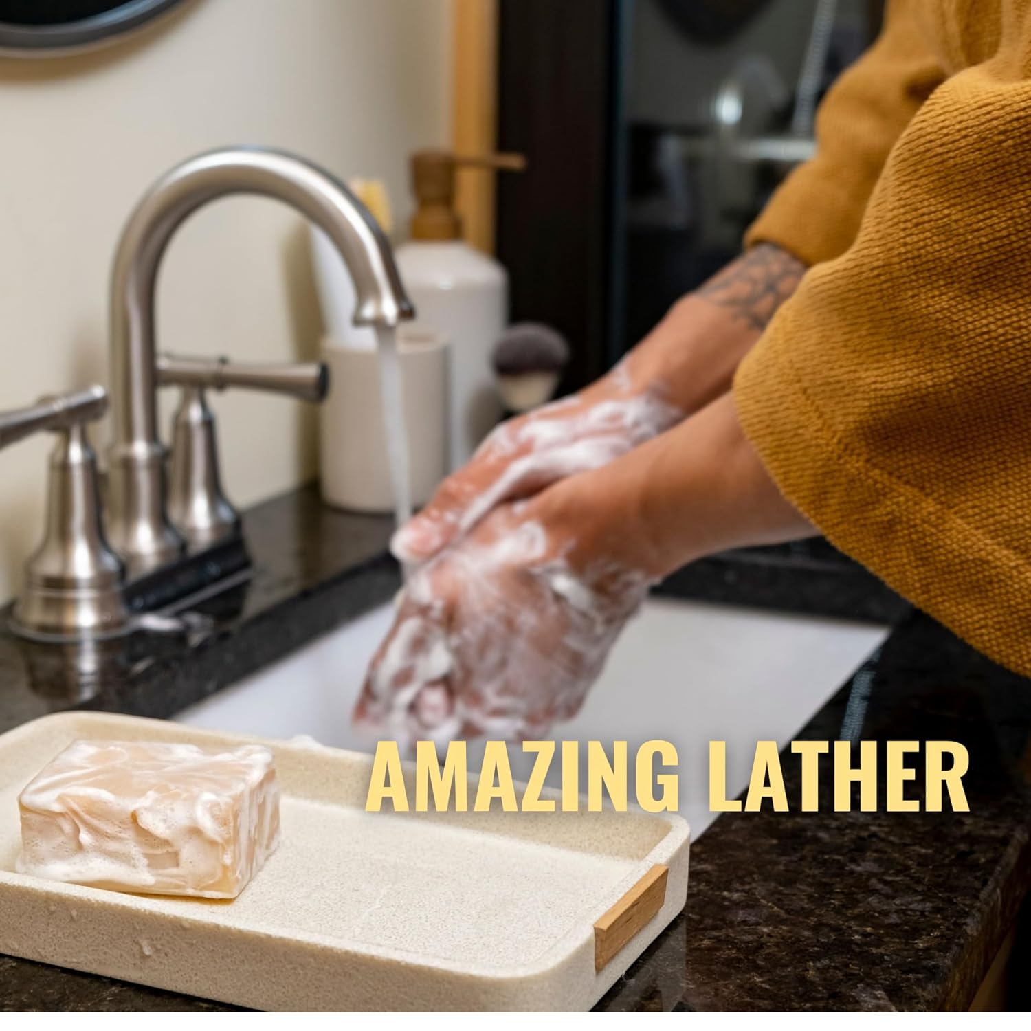 San Francisco Soap Company Exotic Musk and Sandalwood Fragrance Man Bar - Revitalizing - No Harmful Chemicals - Good for All Skin Types - Made in the USA - Image 6