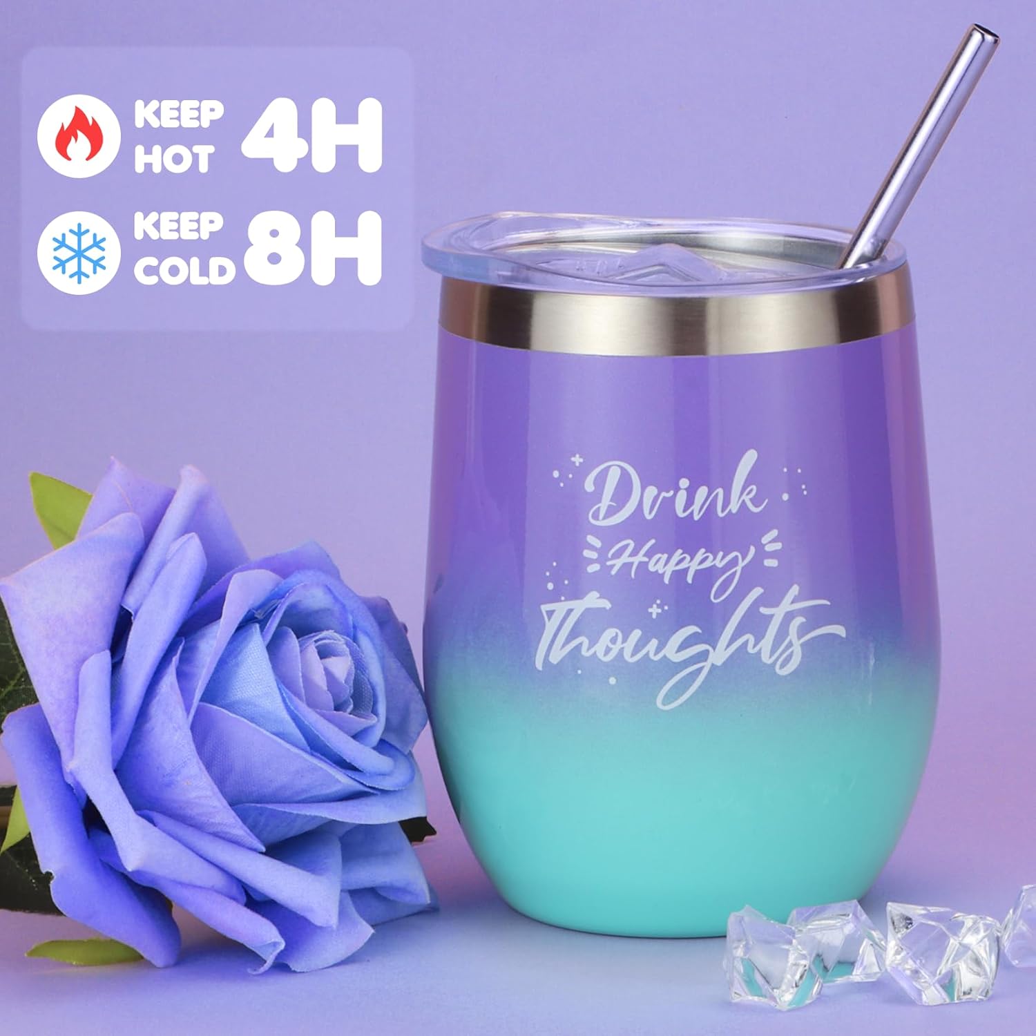 Gifts for Mom, Birthday Gifts for Women, Relaxing Spa Gifts Care Package with Luxury Flannel Blanket, Light-Up Rose Flower, Unique Mothers Day Gifts for Mom, Wife, Grandma, Sister, Friends - Image 6