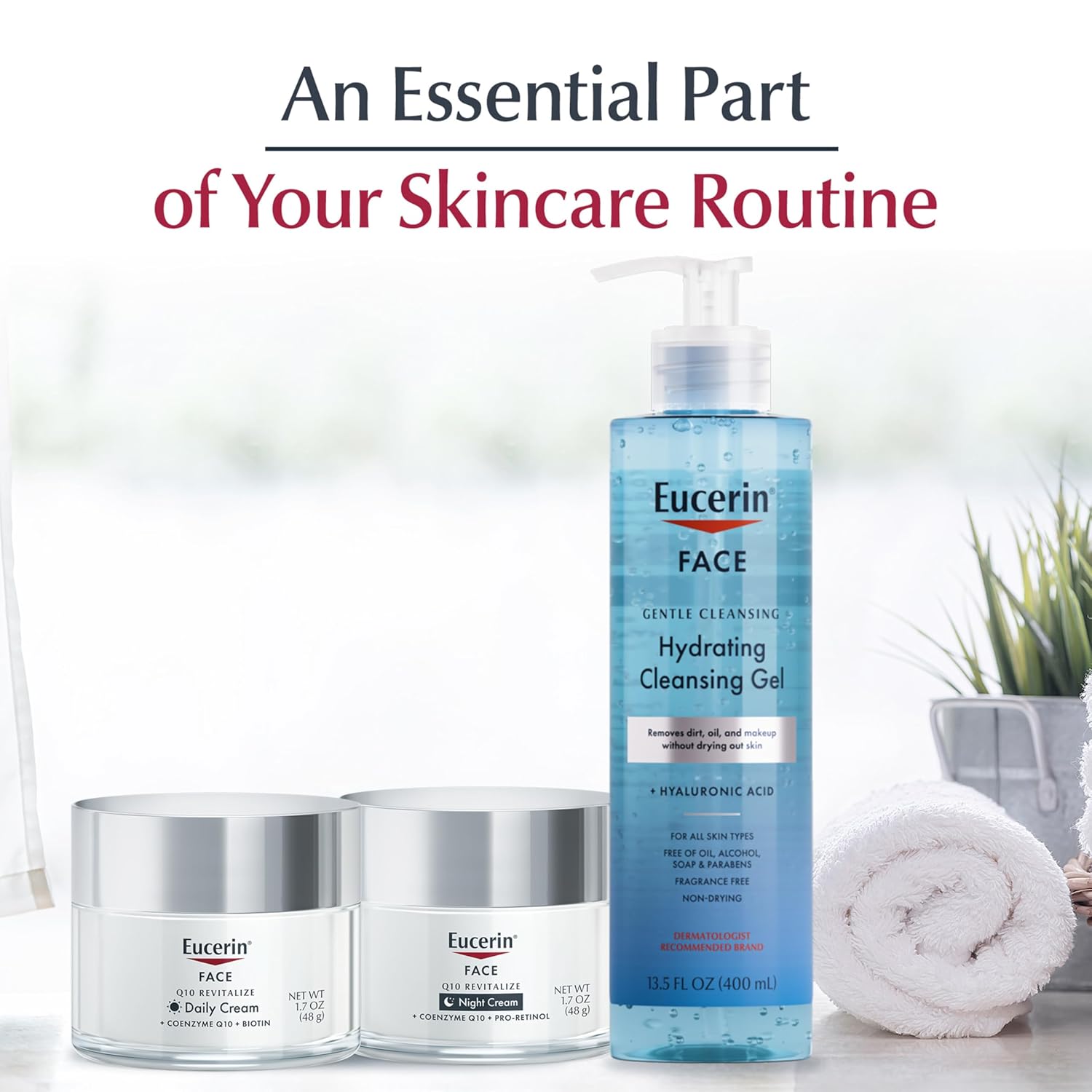 Eucerin Q10 Anti-Wrinkle Face Cream, Unscented Face Cream for Sensitive Skin, 1.7 Oz Jar - Image 12