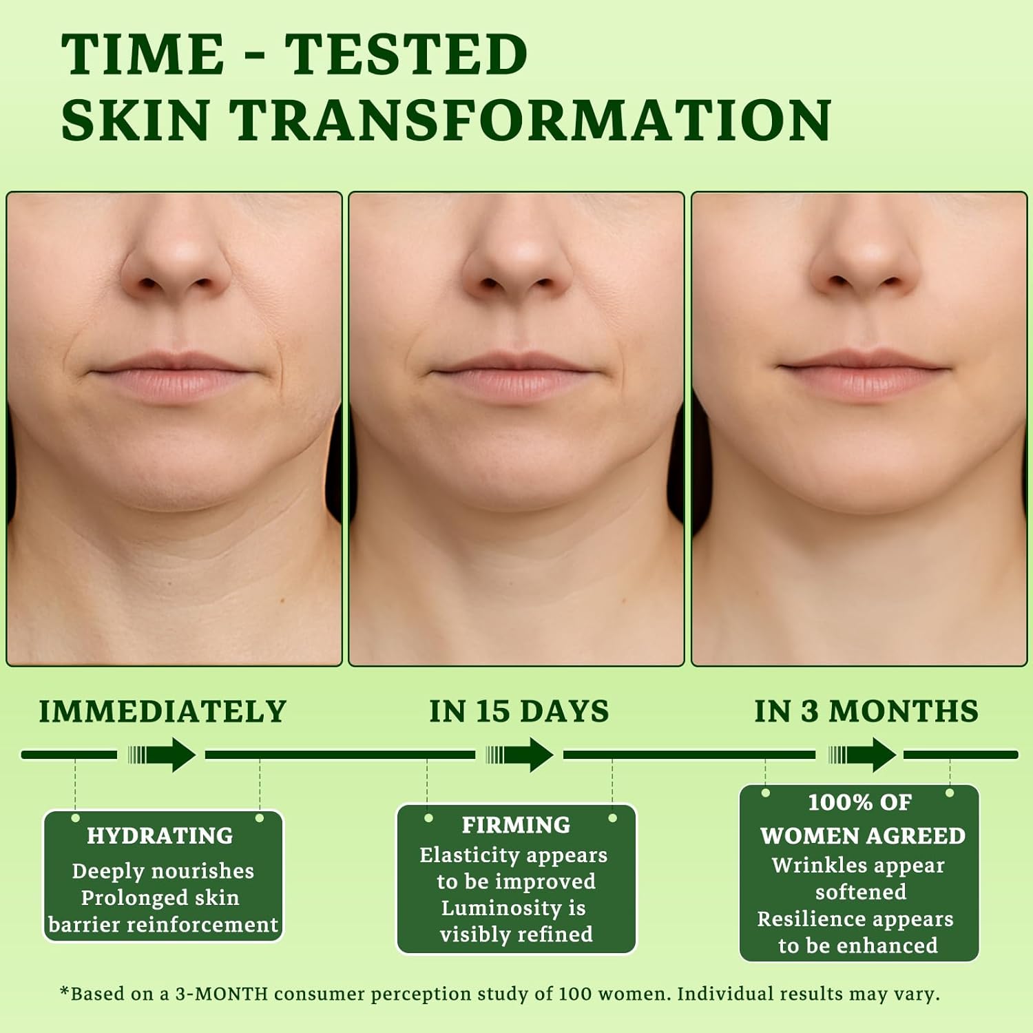 Tighten and Lift Neck Cream, Advanced Anti Wrinkle Face Cream with Retinol Collagen Hyaluronic Acid, AH-8 Multi-Peptides Anti Aging Neck Creams for Tightening and Firming for Women and Men, 1.7 Fl Oz - Image 5