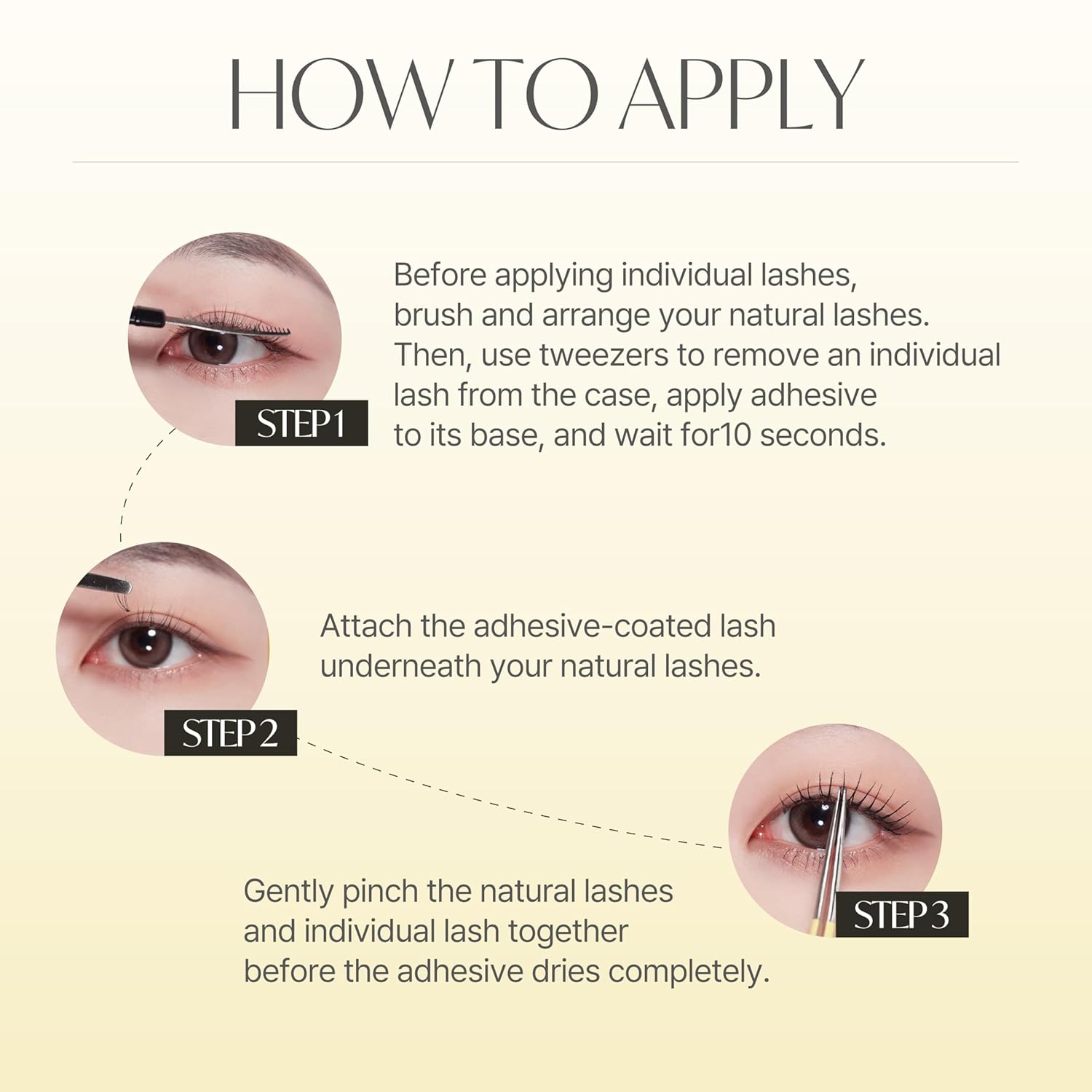 EYEME Eyelash x Artist Collaboration NO.03 – 5 Set Pack, Soft & Natural False Eyelashes, Lightweight Lashes for a Subtle Yet Defined Lash Enhancement, Glue Not Included, K-Beauty - Image 5