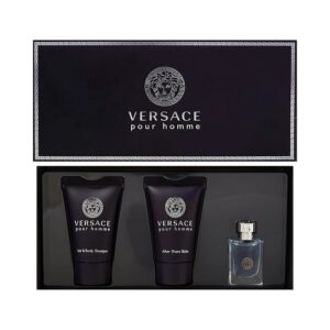 Versace Pour Homme for Men, 3 Piece Mini Gift Set