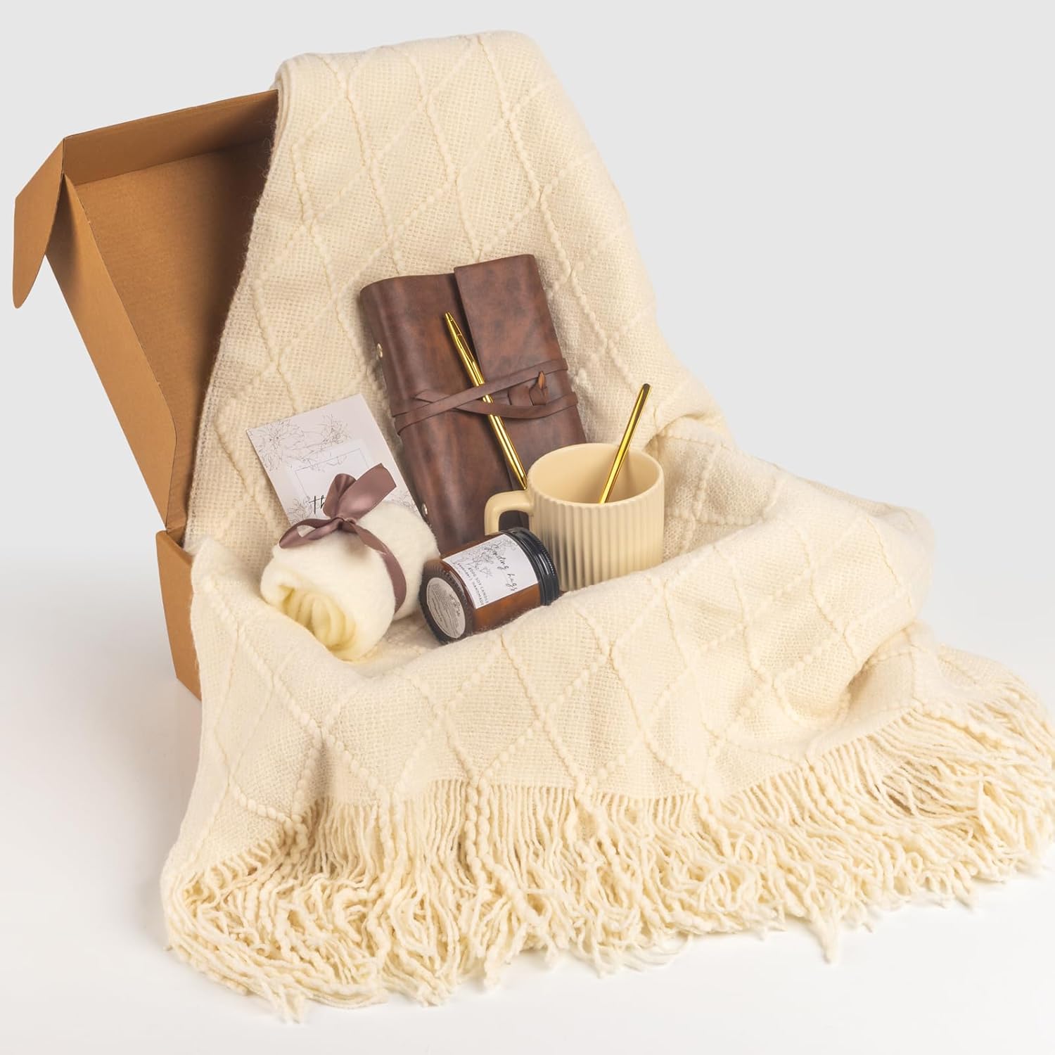 Self Care Gifts for Women, Get Well Soon Gifts Basket, Sympathy Gift Baskets,Care Package,After Surgery Feel Better Thinking of You Sending Hugs Gifts Idea for Mom Her Best Friends Sister - Image 4