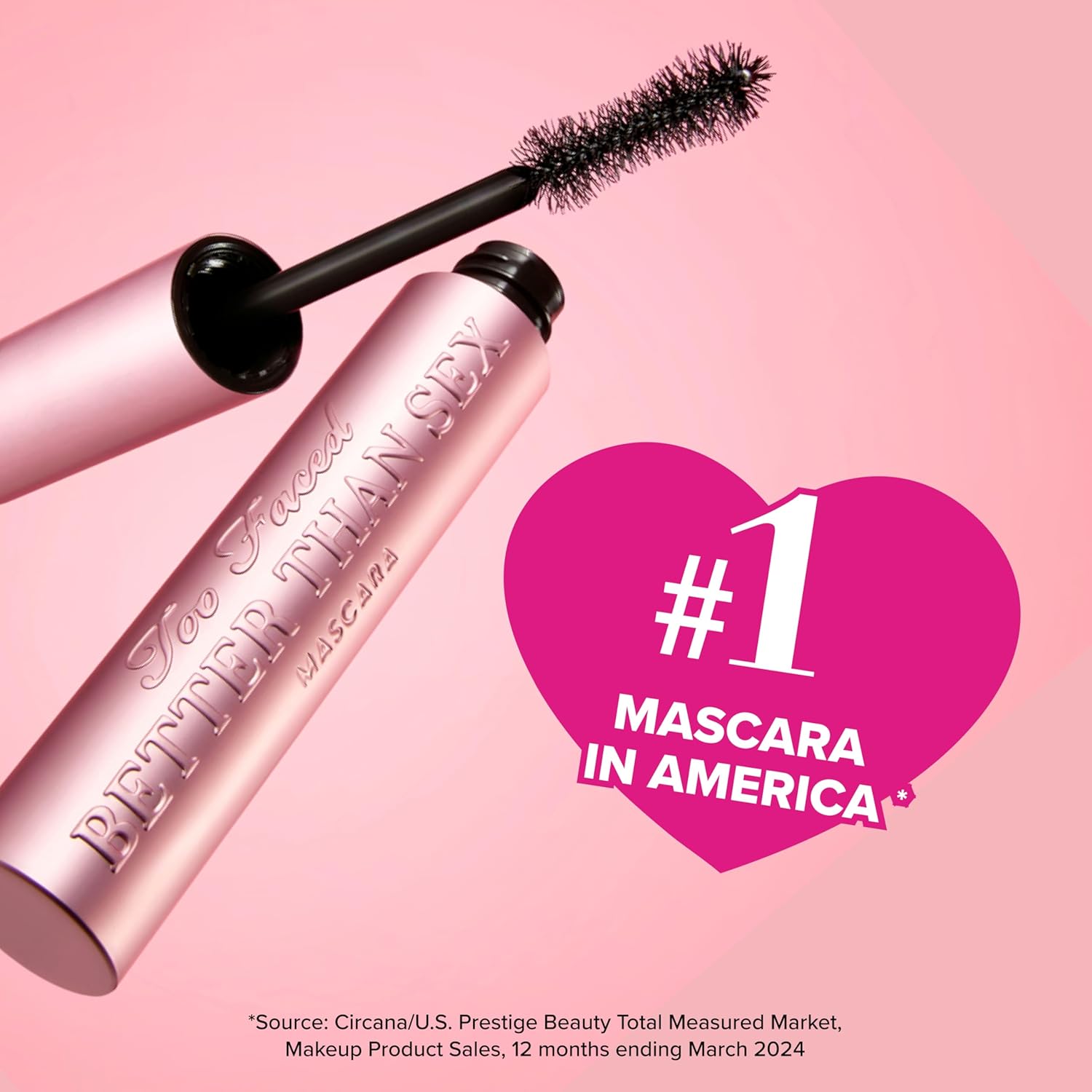Too Faced Better Than Sex Volumizing Mascara | Volume, Length + Peptides - Image 3