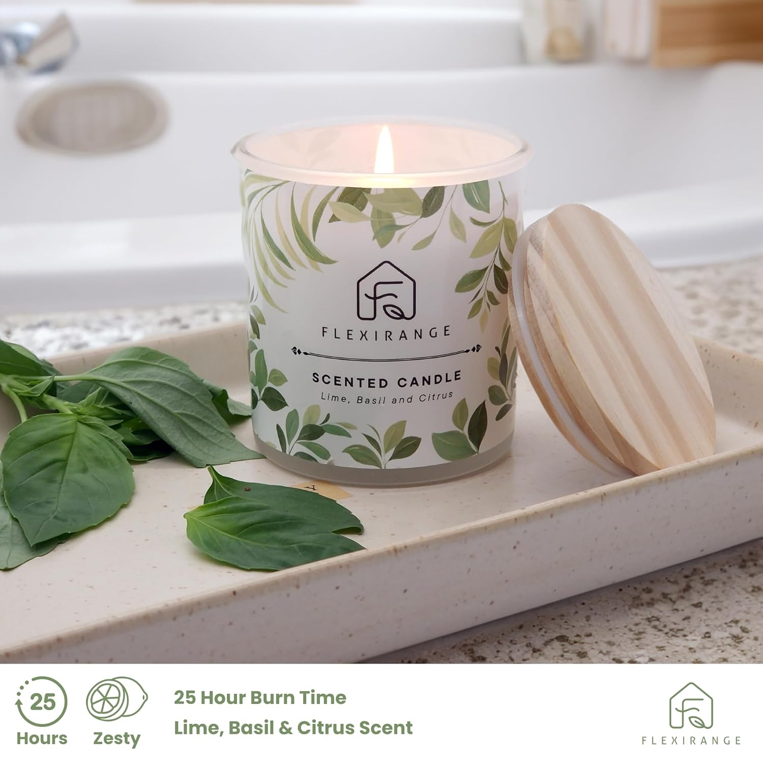 Birthday Gifts for Woman, Get Well Soon Gift Baskets for Women, Relaxing gifts for Women, Self Care Gifts, Spa kit for Woman, Wooden Box, Green Gifts for Wife, Girlfriend - Image 5