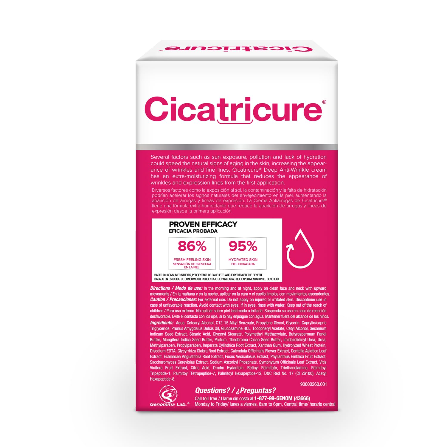 Cicatricure Deep Anti-Wrinkle Face & Neck Cream, Reduces the Appearance of Wrinkles from 1st Use, Face Moisturizer, Anti-Aging Cream, Non-Greasy Wrinkle Cream for Women, Neck Cream, 2.1 Ounces - Image 7