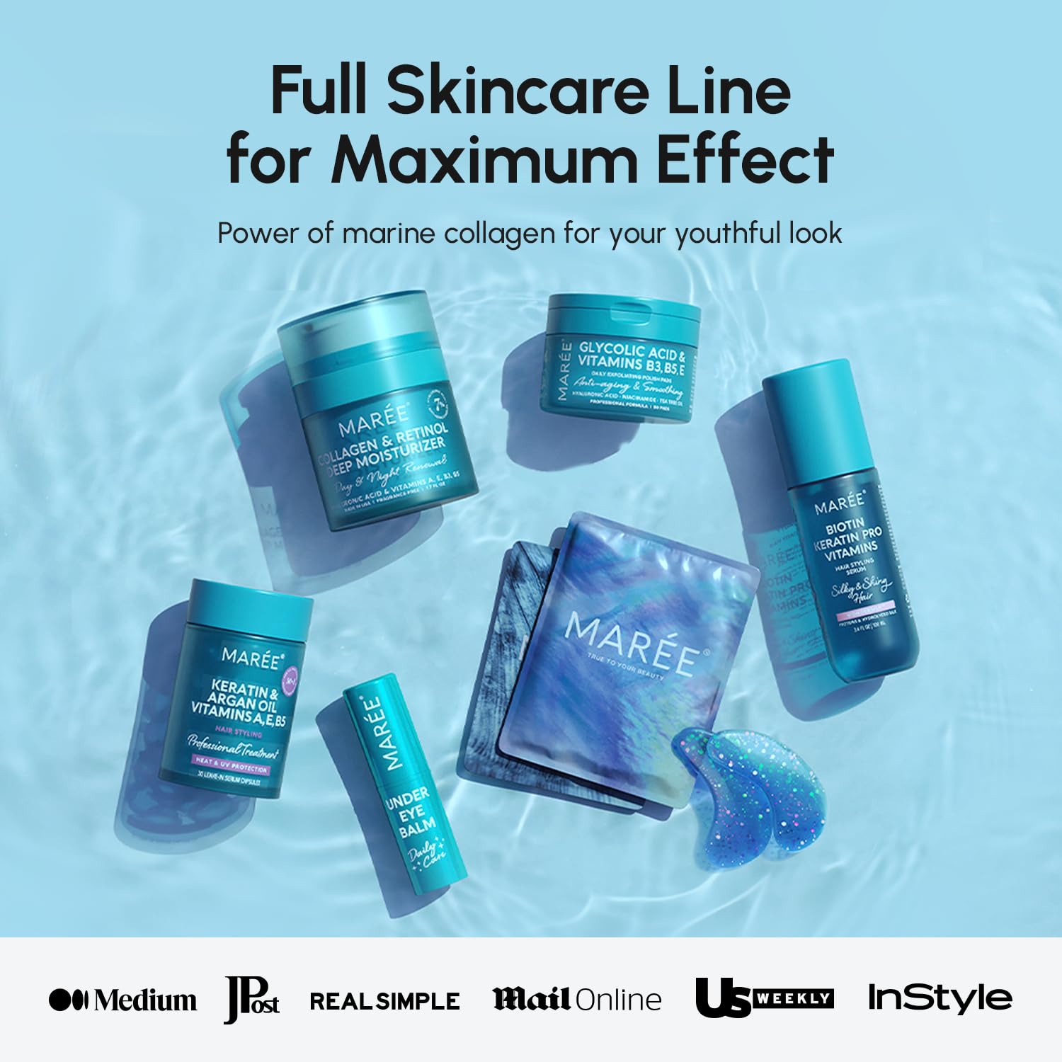 MAREE Face Moisturizer Retinol Cream for Face - Wrinkle Cream for Women - Facial Moisturizer with Collagen - Crema Hidratante Para la Cara for Skin Tightening - Image 11