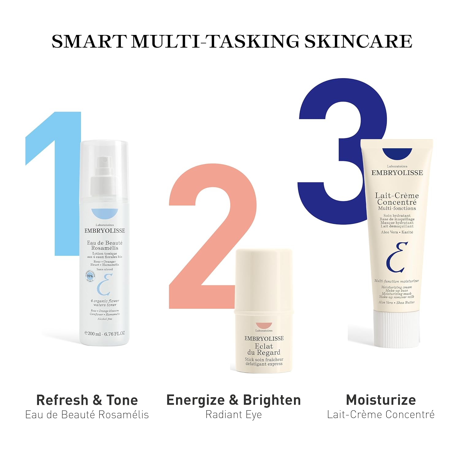 Embryolisse Lait-Crème Concentré, Multifunction Daily Moisturizer, Primer, and Makeup Remover, Suitable for All Skin Types. French Face Cream With Shea Butter & Aloe Vera - Image 5