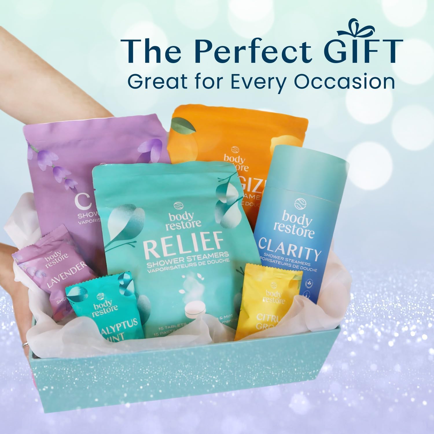 Body Restore Shower Steamers Aromatherapy 6 Pack - Birthday Gifts for Women, Men, Travel Essentials, Stress Relief, Relaxation, Self Care - Variety - Image 8