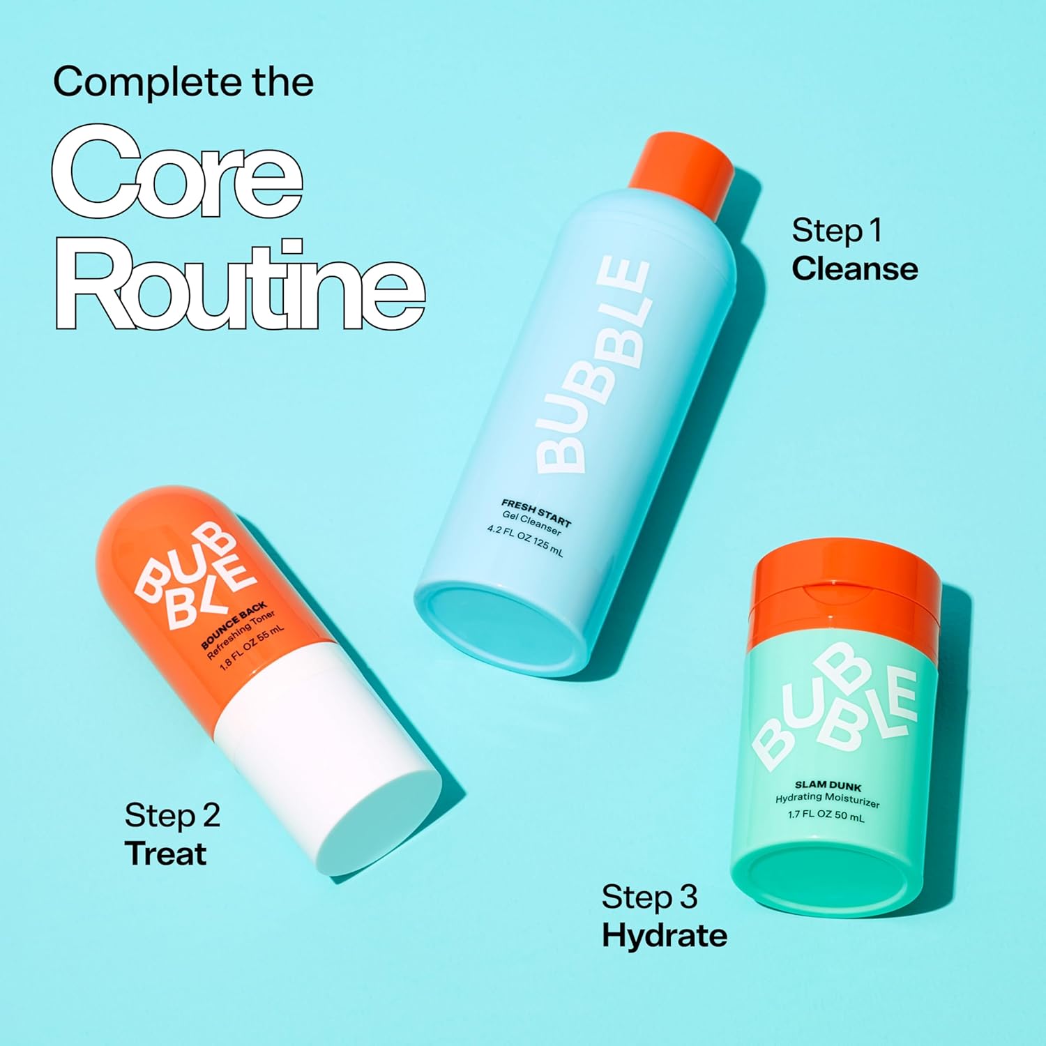 Bubble Skincare Slam Dunk Hydrating Face Moisturizer - Lightweight Face Lotion With Vitamin E + Aloe Vera - Daily Facial Moisturizer for Normal + Dry Skin - Skin Care with Blue Light Protection (50ml) - Image 9