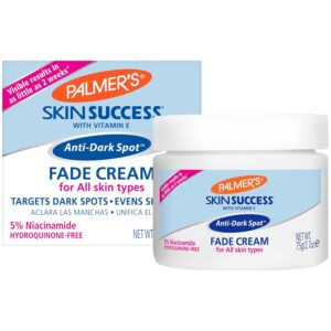 Palmer’s Skin Success Anti-Dark Spot Fade Cream with Vitamin E and Niacinamide, Helps Reduce Dark Spots and Age Spots, Suitable for All Skin Types 2.7 Ounce