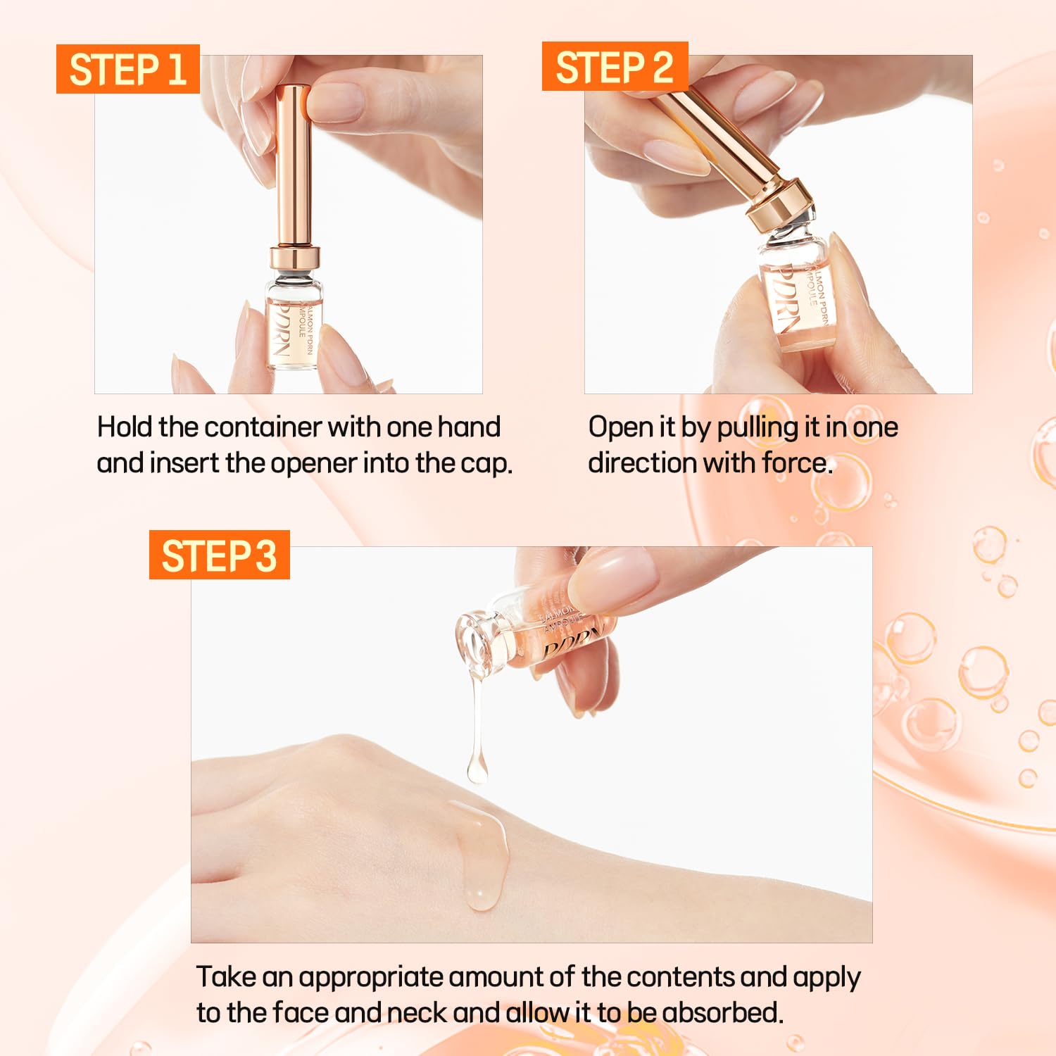 Cell Fusion C Salmon DN Ampoule 28 days (100% Authentic) PDRN Moisture Skincare Gift Set- Korean Skincare Luxury Premium High-end Hydrating Anti Aging Serum - Image 7