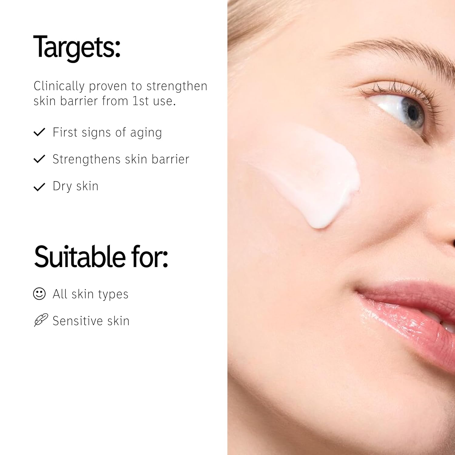 The INKEY List Bio-Active Ceramide Moisturiser 1.7fl oz/50ml, Anti-Ageing Skincare, 24-Hour Hydration Cream, Vegan Friendly, Suitable For All Skin Types - Image 3