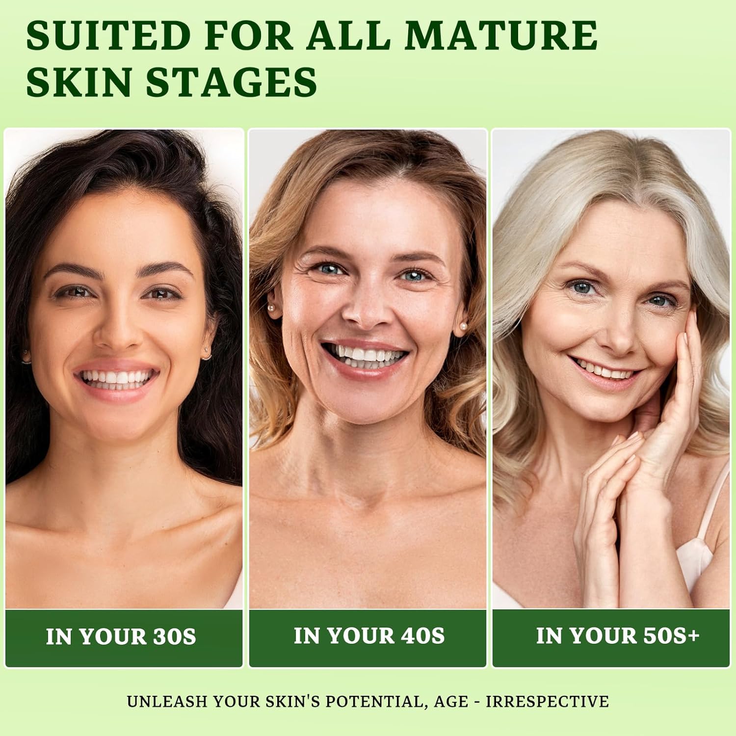 Tighten and Lift Neck Cream, Advanced Anti Wrinkle Face Cream with Retinol Collagen Hyaluronic Acid, AH-8 Multi-Peptides Anti Aging Neck Creams for Tightening and Firming for Women and Men, 1.7 Fl Oz - Image 7