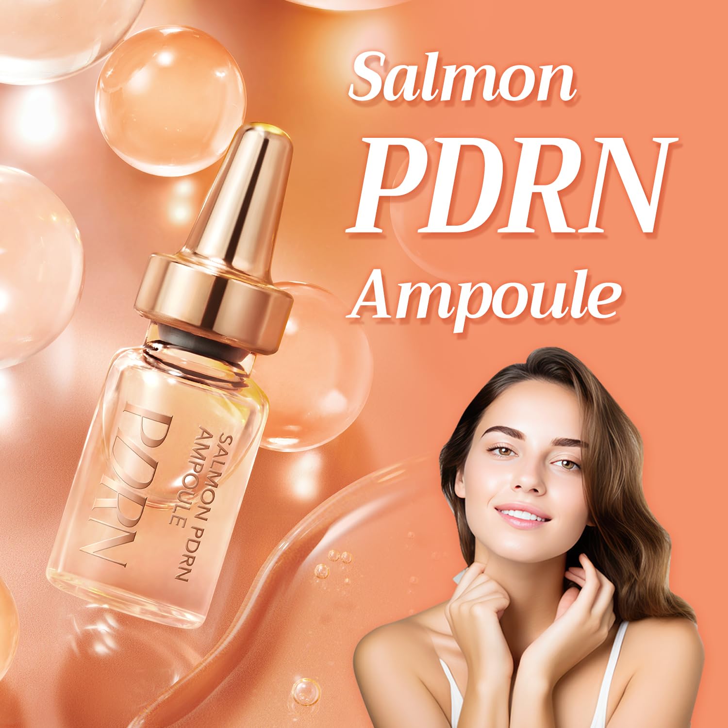 Cell Fusion C Salmon DN Ampoule 28 days (100% Authentic) PDRN Moisture Skincare Gift Set- Korean Skincare Luxury Premium High-end Hydrating Anti Aging Serum - Image 2