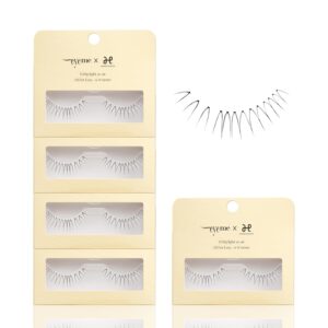 EYEME Eyelash x Artist Collaboration NO.03 – 5 Set Pack, Soft & Natural False Eyelashes, Lightweight Lashes for a Subtle Yet Defined Lash Enhancement, Glue Not Included, K-Beauty