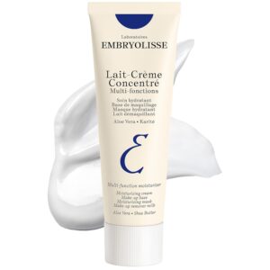 Embryolisse Lait-Crème Concentré, Multifunction Daily Moisturizer, Primer, and Makeup Remover, Suitable for All Skin Types. French Face Cream With Shea Butter & Aloe Vera