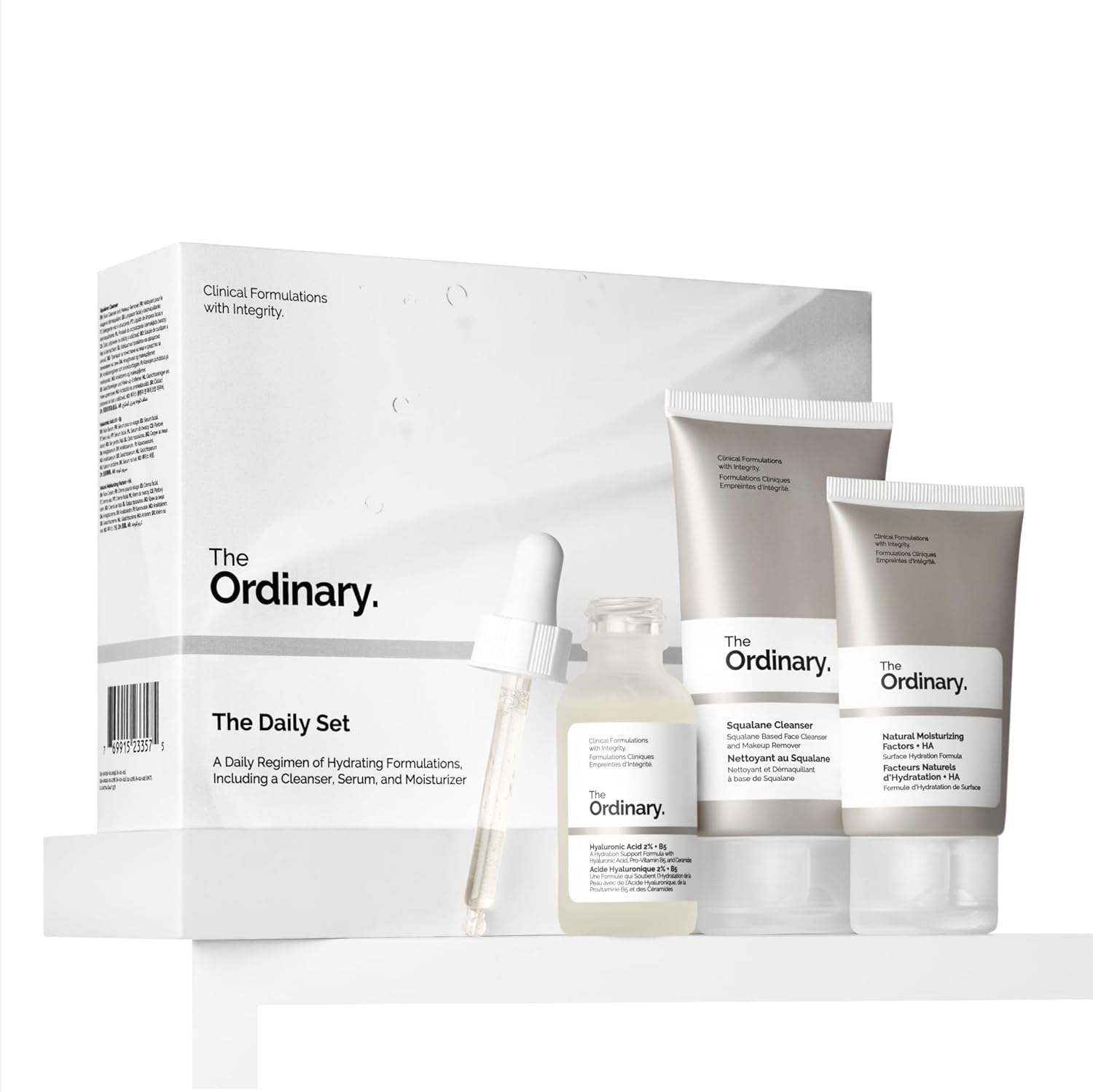 The Ordinary The Daily Set, Daily Skincare Routine with Squalane Cleanser, Hyaluronic Acid 2% + B5, and Natural Moisturizing Factors + HA | Skin Care Set - Image 4