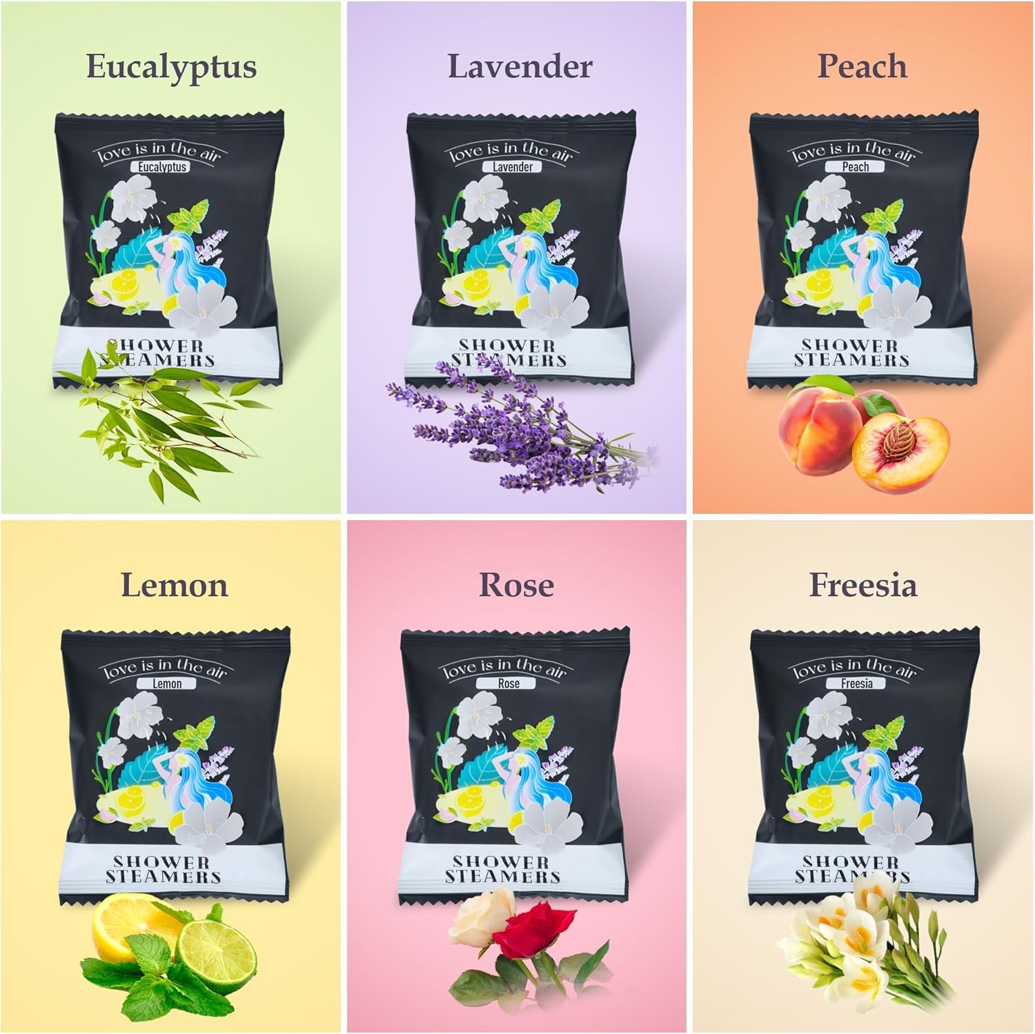 48pcs Aromatherapy Shower Steamers - Relaxation Birthday Christmas Set for Women and Men, Shower Bombs Tablets for Stress Relief and Self Care, Luxury Home Spa - Image 2