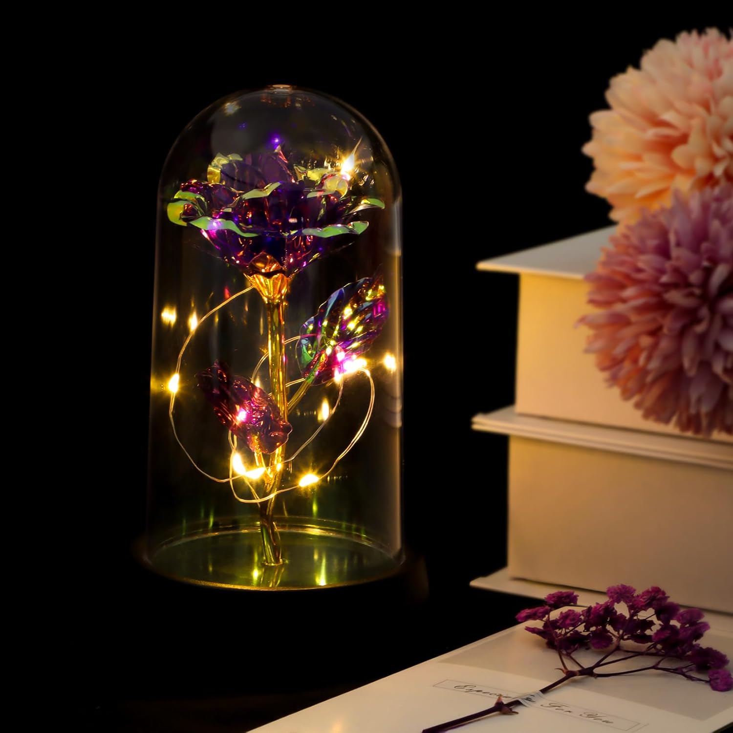 Gifts for Mom, Birthday Gifts for Women, Relaxing Spa Gifts Care Package with Luxury Flannel Blanket, Light-Up Rose Flower, Unique Mothers Day Gifts for Mom, Wife, Grandma, Sister, Friends - Image 9