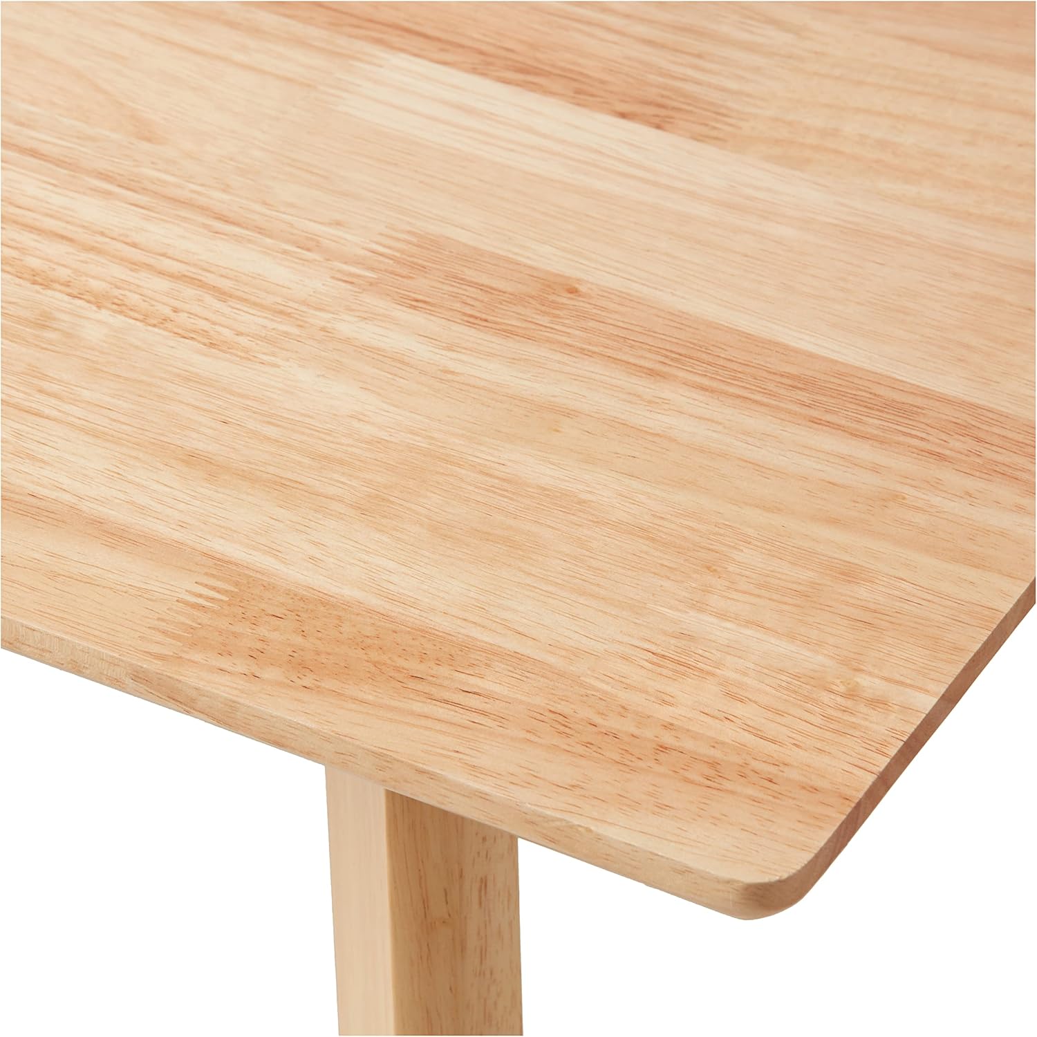 Amazon Basics FSC Certified Solid Wood Kitchen Rectangular Dining Table, Easy to Assemble, 29.5"D x 47.2"W x 29.5"H, Natural Wood - Image 6