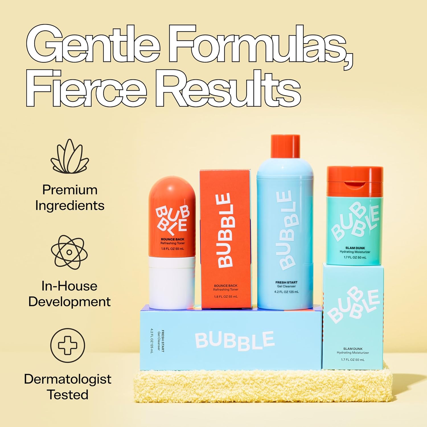 Bubble Skincare Slam Dunk Hydrating Face Moisturizer - Lightweight Face Lotion With Vitamin E + Aloe Vera - Daily Facial Moisturizer for Normal + Dry Skin - Skin Care with Blue Light Protection (50ml) - Image 7