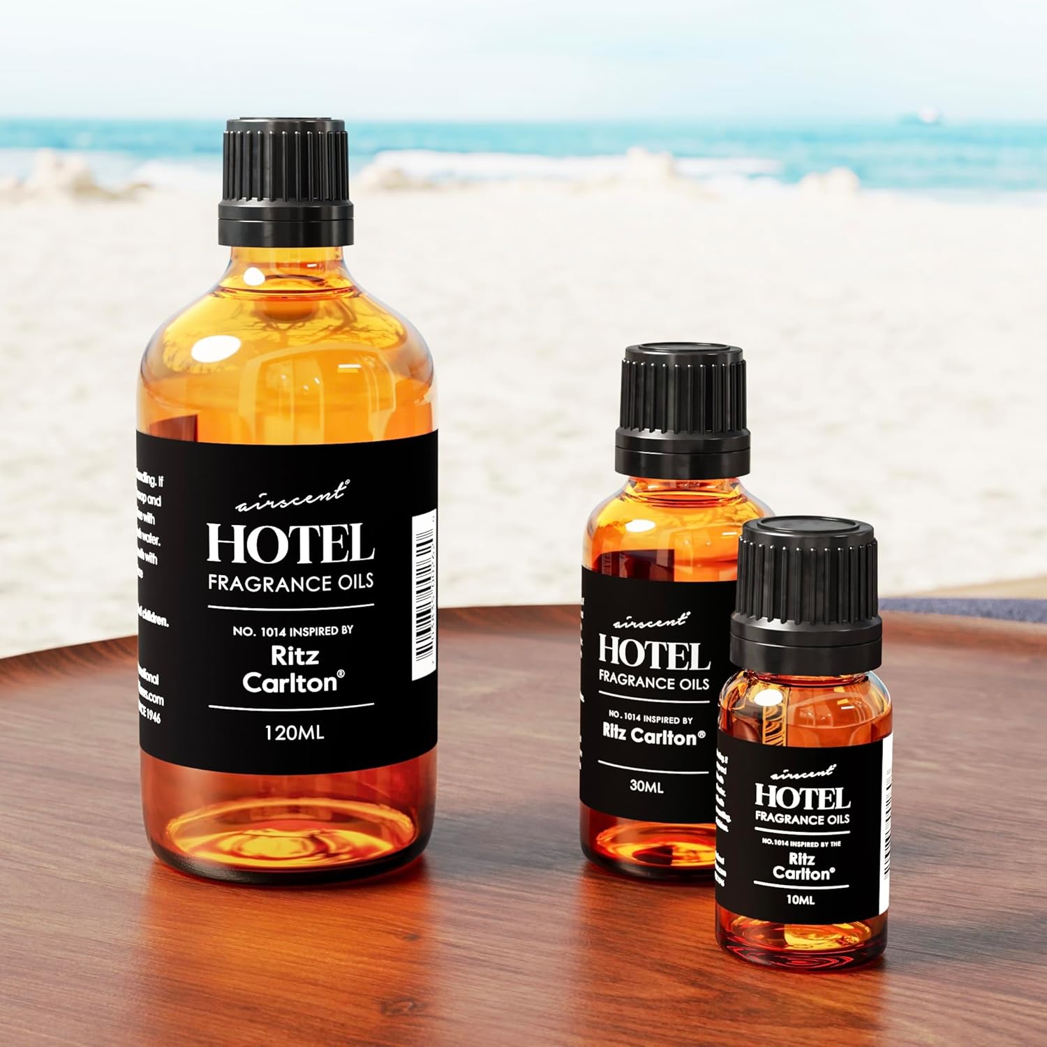 AirScent Hotel Diffuser Oil Inspired by The Ritz Carlton Hotel Scent - Premium Fragrance Oil No. 1014 for Ultrasonic and Waterless Diffusers and Crafting - 10 mL, 0.34 fl oz Glass Dropper Bottle - Image 7