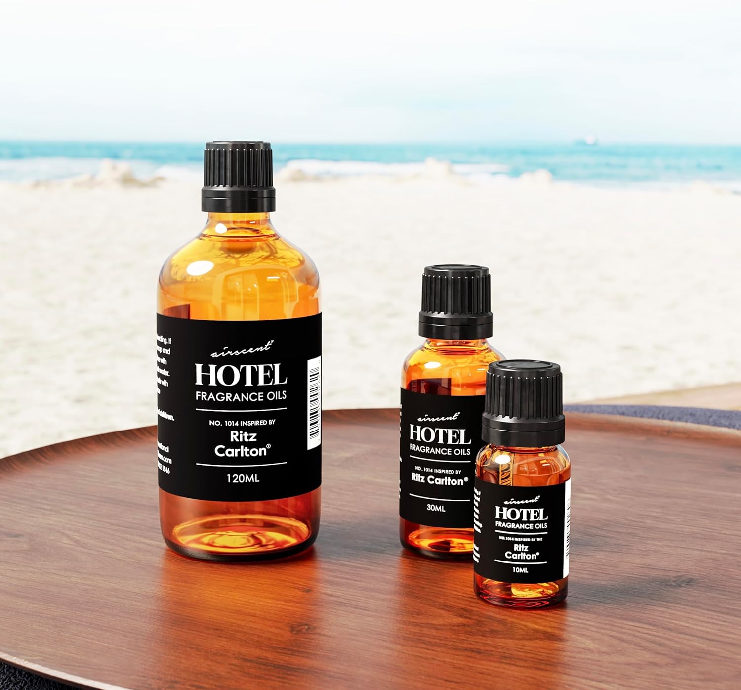 AirScent Hotel Diffuser Oil Inspired by The Ritz Carlton Hotel Scent - Premium Fragrance Oil No. 1014 for Ultrasonic and Waterless Diffusers and Crafting - 10 mL, 0.34 fl oz Glass Dropper Bottle - Image 4
