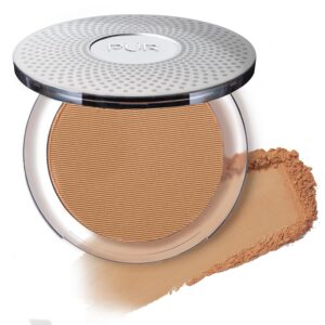 PUR Beauty 4-in-1 Pressed Mineral Makeup Powder Foundation with SPF 15 – Concealer & Finishing Compact Pressed Powder for Face – Buildable Medium to Full Coverage Foundation Powder