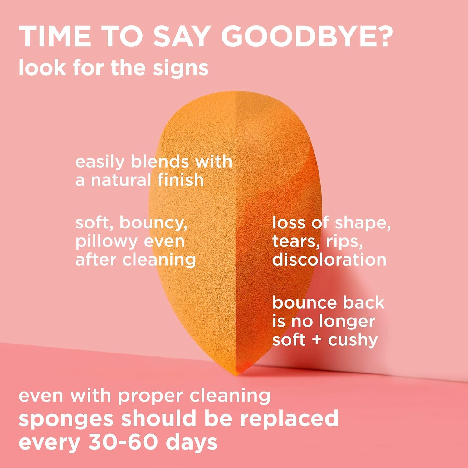 Real Techniques Miracle Complexion Sponge, Makeup Blender for Liquid and Cream Foundation, Full Coverage, Streak-Free Professional Makeup Tool, Cruelty Free, Vegan, Latex Free, 4 Count - Image 6