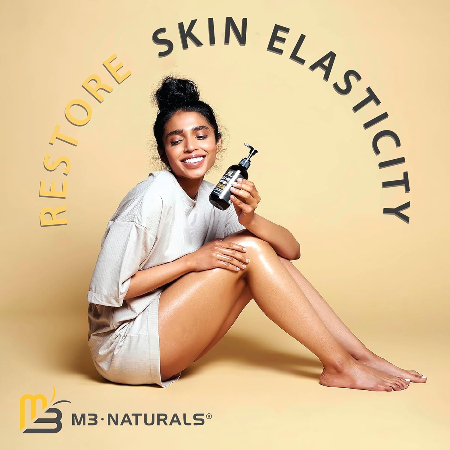 M3 Naturals Firming Body Massage Oil with Collagen & Stem Cell – Helps Smooth The Appearance of Cellulite & Improve Skin Texture – Refreshing Aromatherapy Body Oil for Legs & Full Body – 8 Fl Oz - Image 9