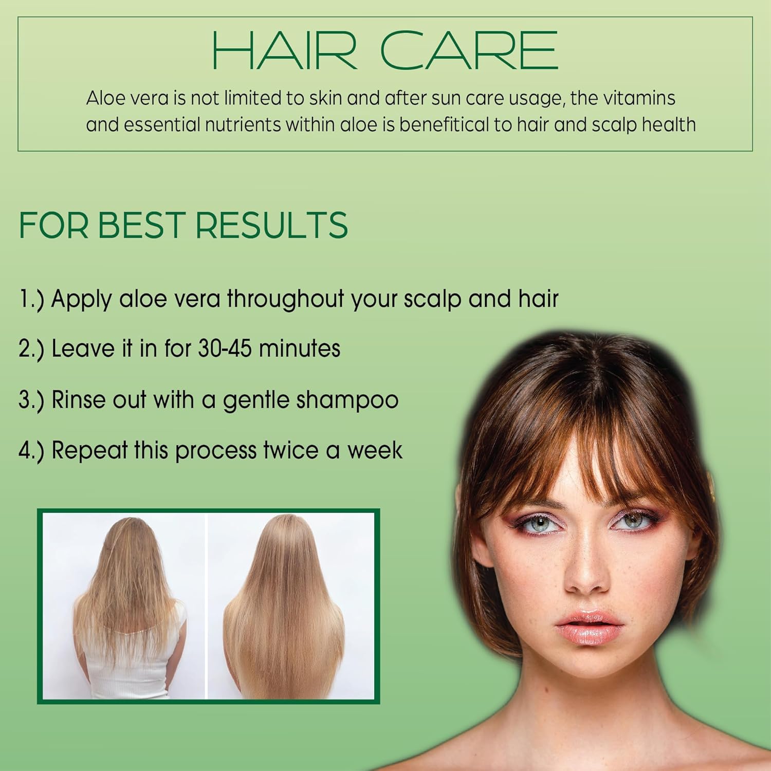 Amazing Aloe Vera Gel - Freshly Cut, 100% Pure Aloe, Premium Quality, Vegan, Unscented - Natural Sunburn Relief, After Shave, Skin, Face & Hair Care 8oz - Image 6