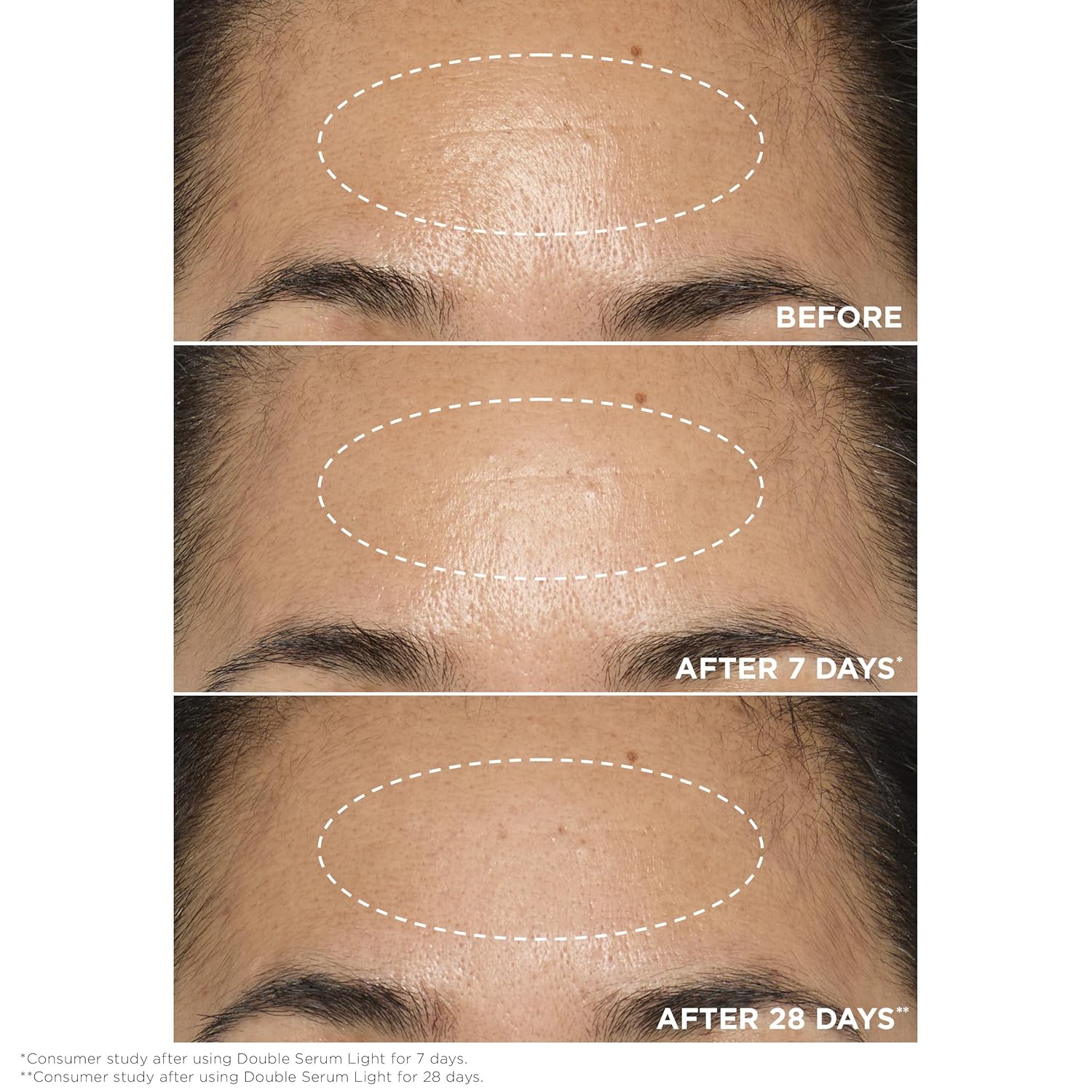 Clarins NEW Double Serum Light | Anti Aging Serum | Visibly Firms, Smoothes, Boosts Radiance and Refines Pores | 24H Hydration | Light Texture | Great for Combination to Oily Skin and Humid Climates - Image 3