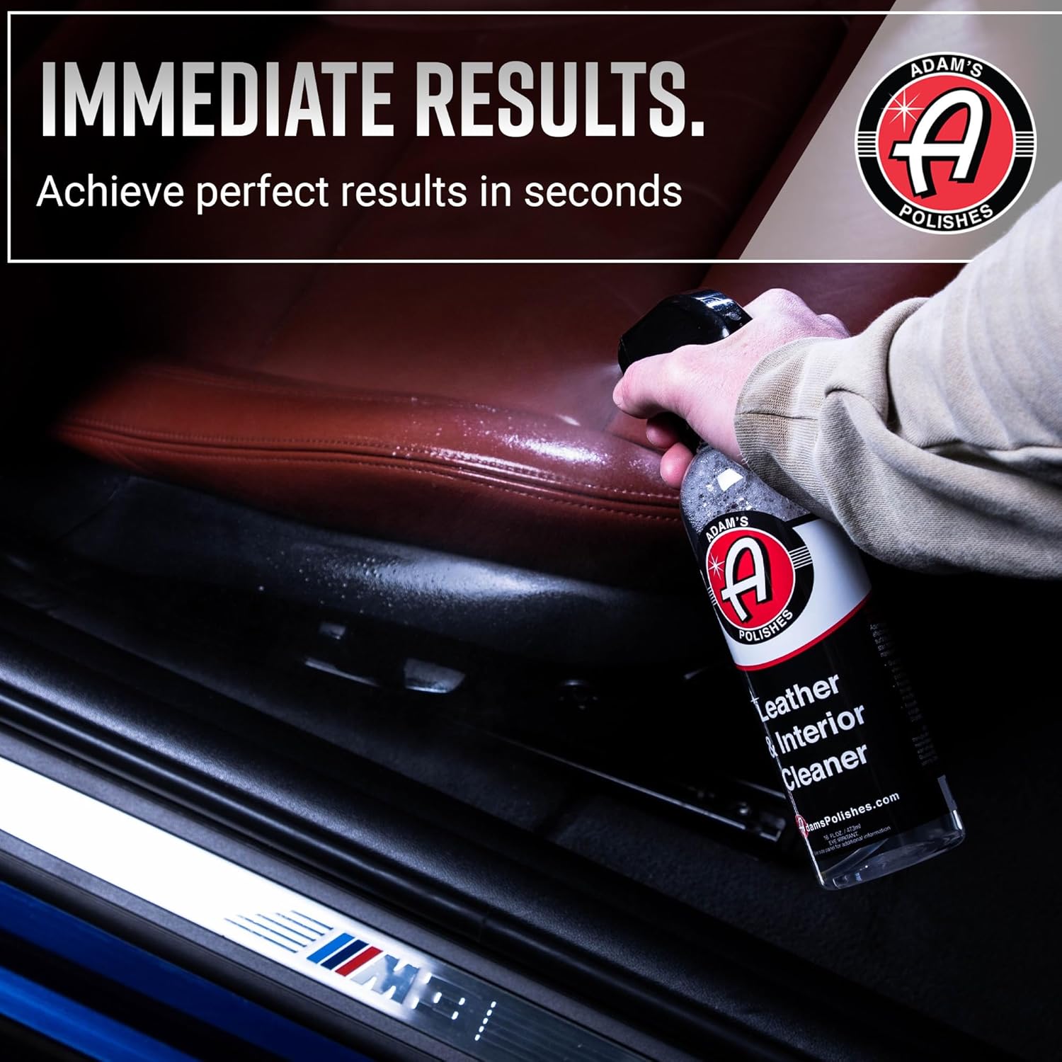 Adam's Polishes Leather Care Kit - Leather Cleaner & Conditioner Car Cleaning Supplies | UV Protection for Interior Accessories Steering Wheel Seat Dash Vinyl Shoe Polish Jacket - Image 7