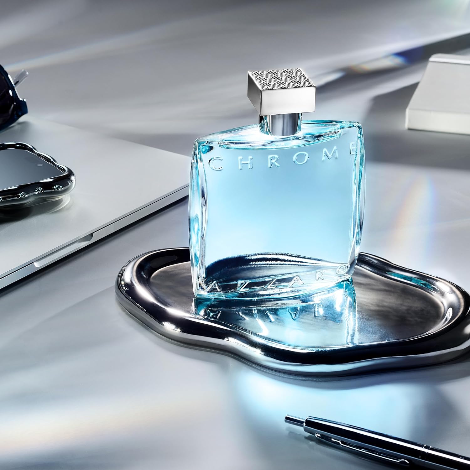 Azzaro Chrome Eau de Toilette - Fresh Aquatic Mens Cologne - Citrus, Woody, Musky Fragrance -Fresh Notes of Bergamot - Everyday Wear - Classic Summer Beach Scent - Luxury Perfumes for Men - Image 8