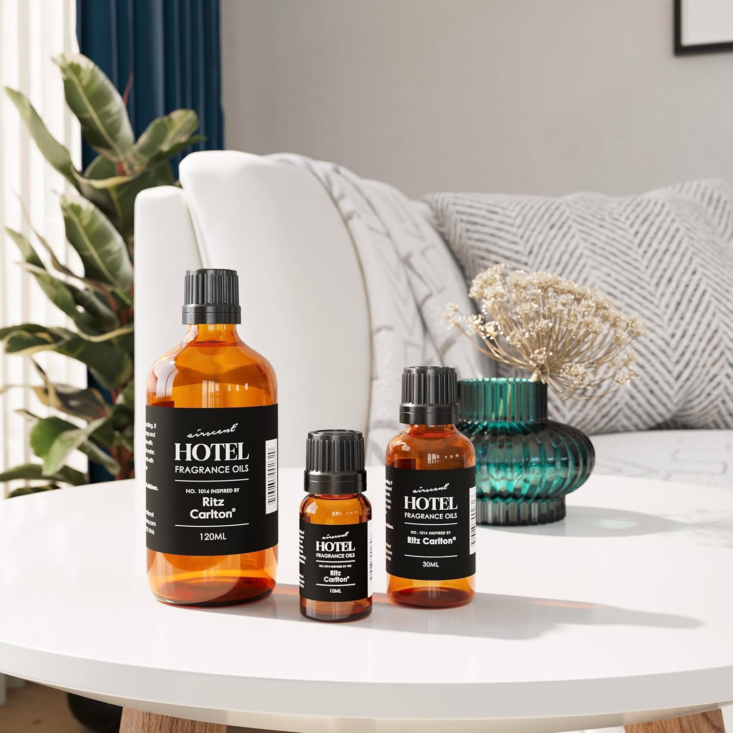 AirScent Hotel Diffuser Oil Inspired by The Ritz Carlton Hotel Scent - Premium Fragrance Oil No. 1014 for Ultrasonic and Waterless Diffusers and Crafting - 10 mL, 0.34 fl oz Glass Dropper Bottle - Image 3