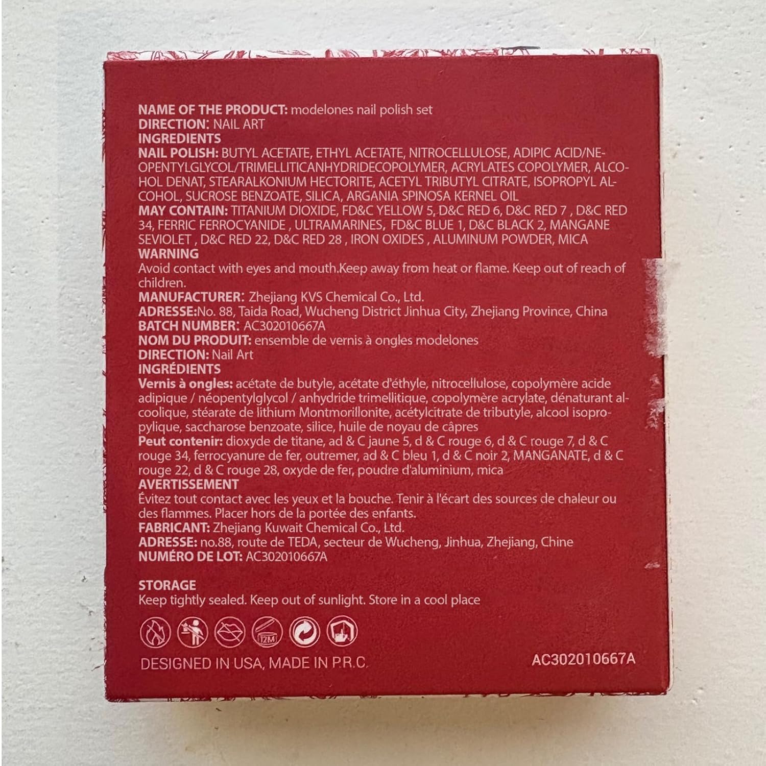 AZUREBEAUTY Sparkle Nail Polish Set Quick Dry Pearl white Hot Pink 2 Colors Nail Lacquer Natural Infinite Shine DIY Salon Home Women Gifts 2Pcs 0.34oz - Image 6