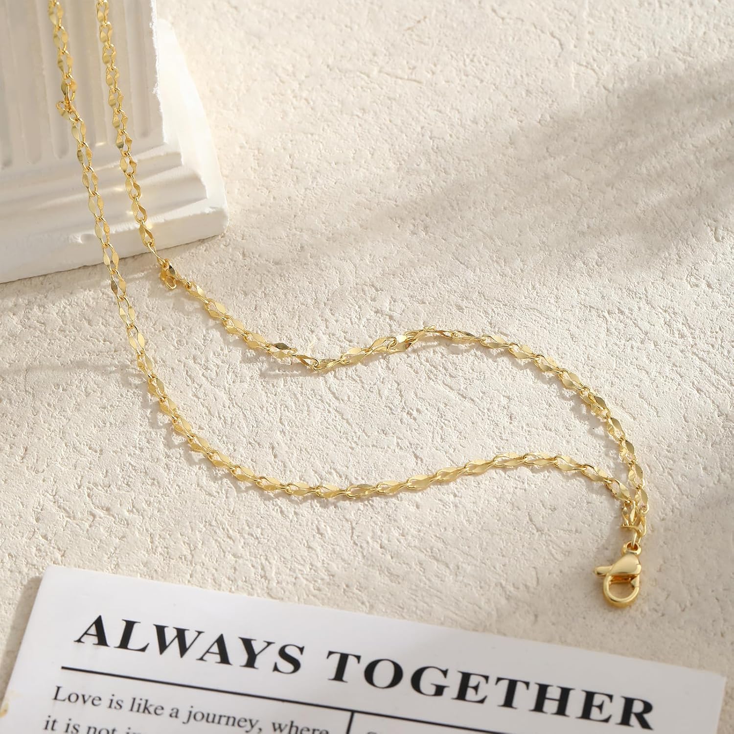 Ankle Bracelets for Women, 14K Gold Plated Waterproof Dainty Anklets for Women, Hypoallergenic Trendy Lightweight Jewelry Gifts - Image 5