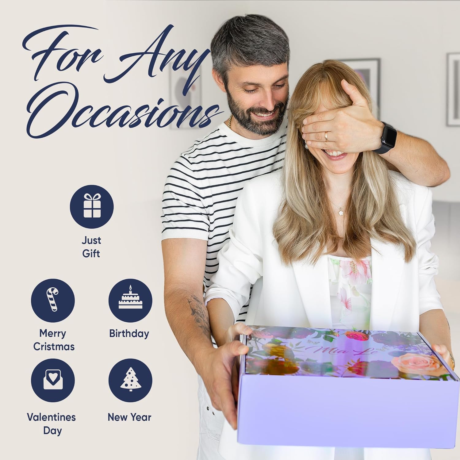 Luxury Spa Gift Basket Set – 16 Pcs Bath Set with Bath Bombs, Body Lotion, Shower Gel & More – Relaxing Gifts for Women & Men – Perfect for Birthday, Christmas, Thank You & Bridal Shower(Royal Blue) - Image 3