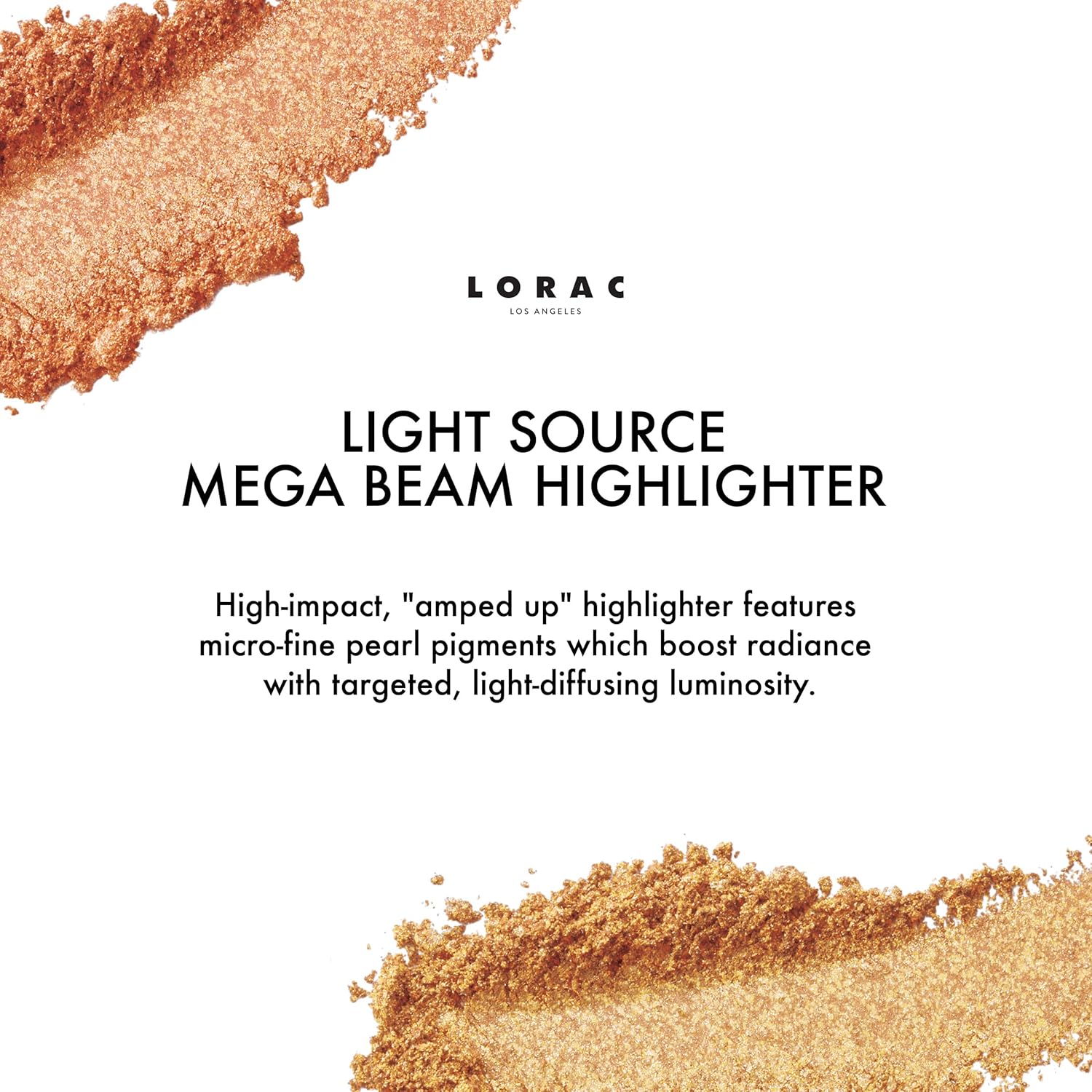 LORAC Light Source Mega Beam Highlighter | Highlighter Makeup Powder | Shimmer Highlighter | Celestial - Image 3