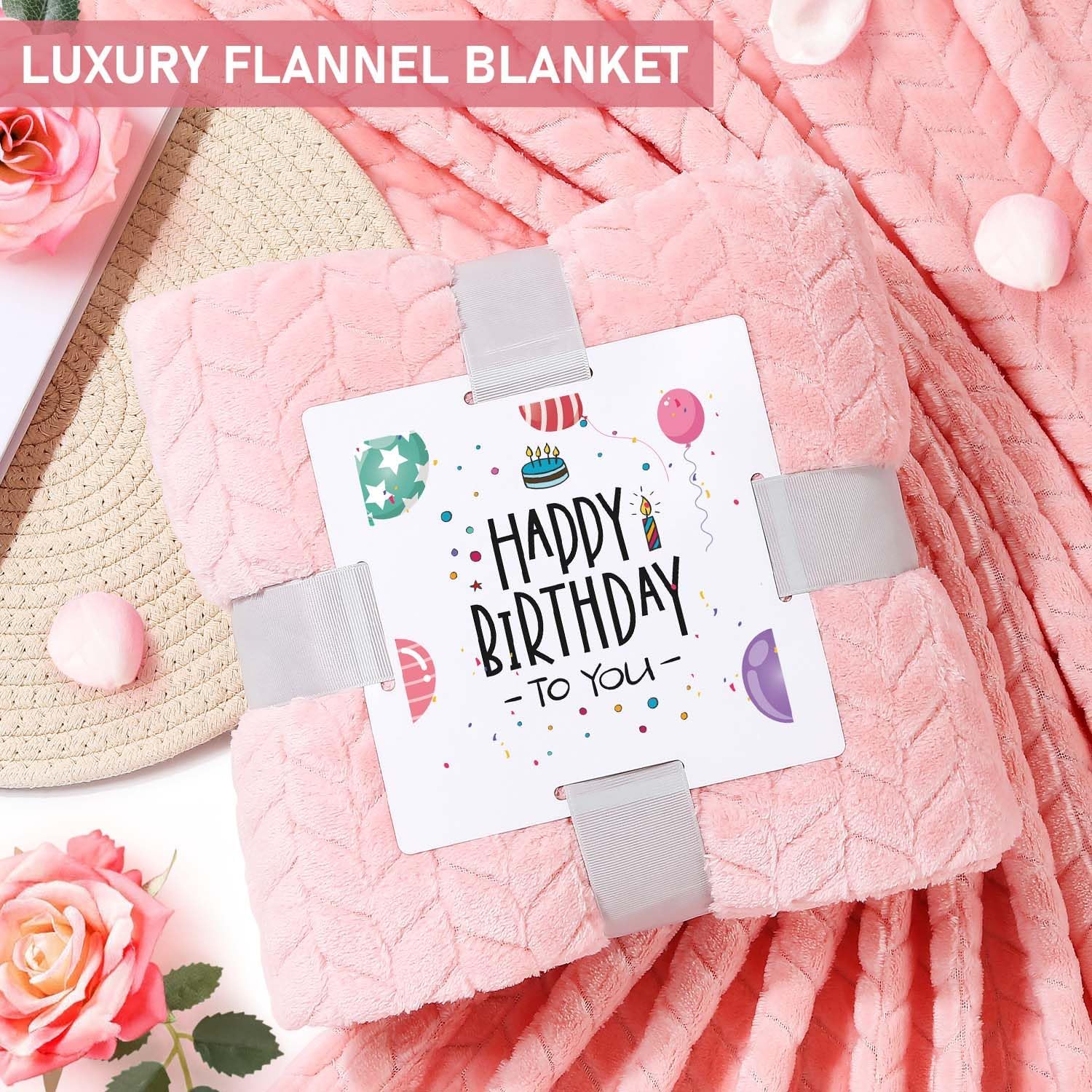 Birthday Gifts for Women Friendship, Happy Birthday Gifts Basket for Mom Friend Sister Wife Her Birthday Gift Unique, Luxury Self Care Gift Rose Relaxing Spa Gifts Set with 3D Birthday Card for Women - Image 3